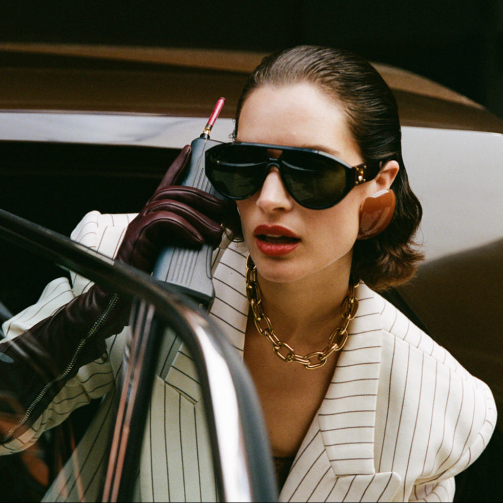 Portia Sunglasses in Black