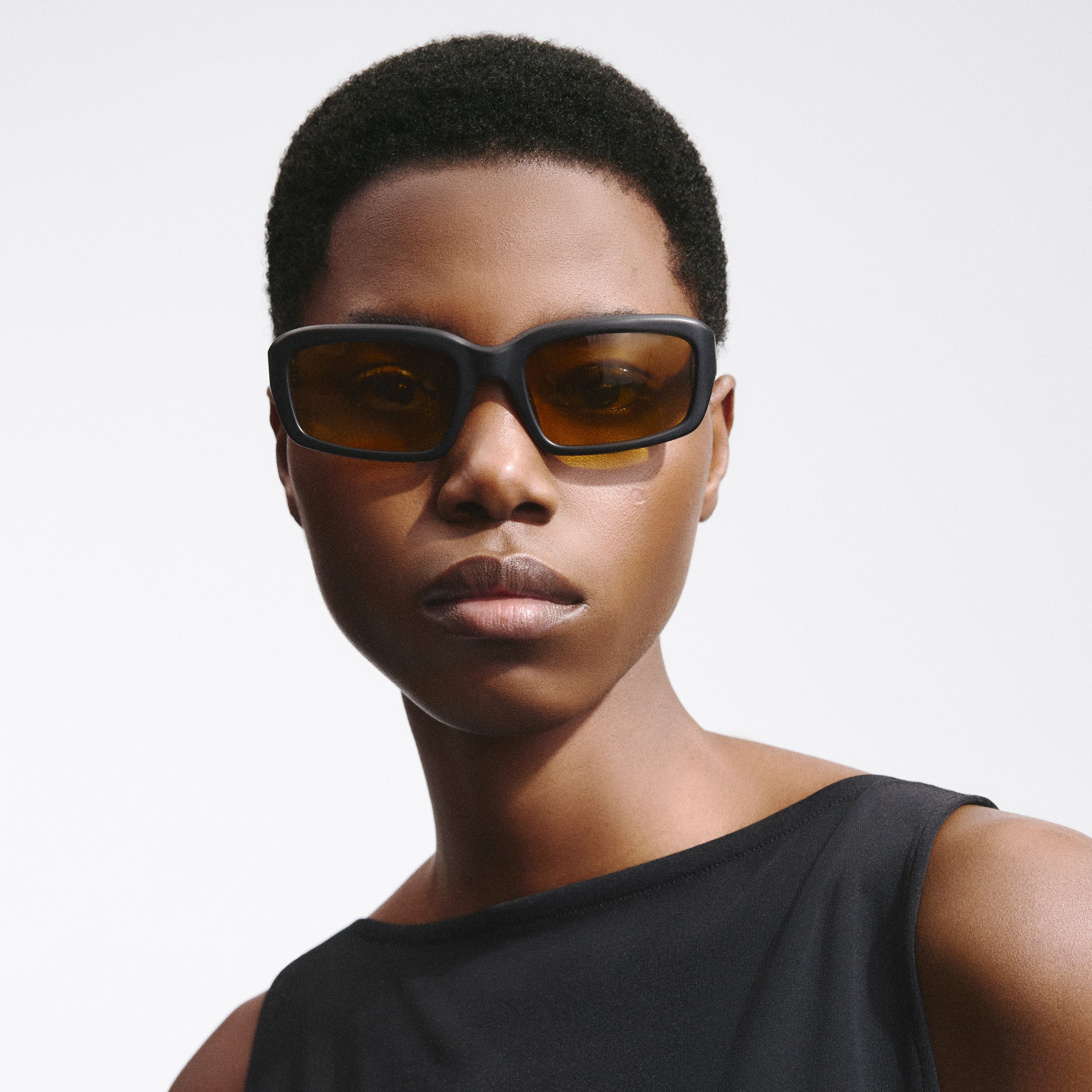 Marino Angular D-Frame in Matt Black