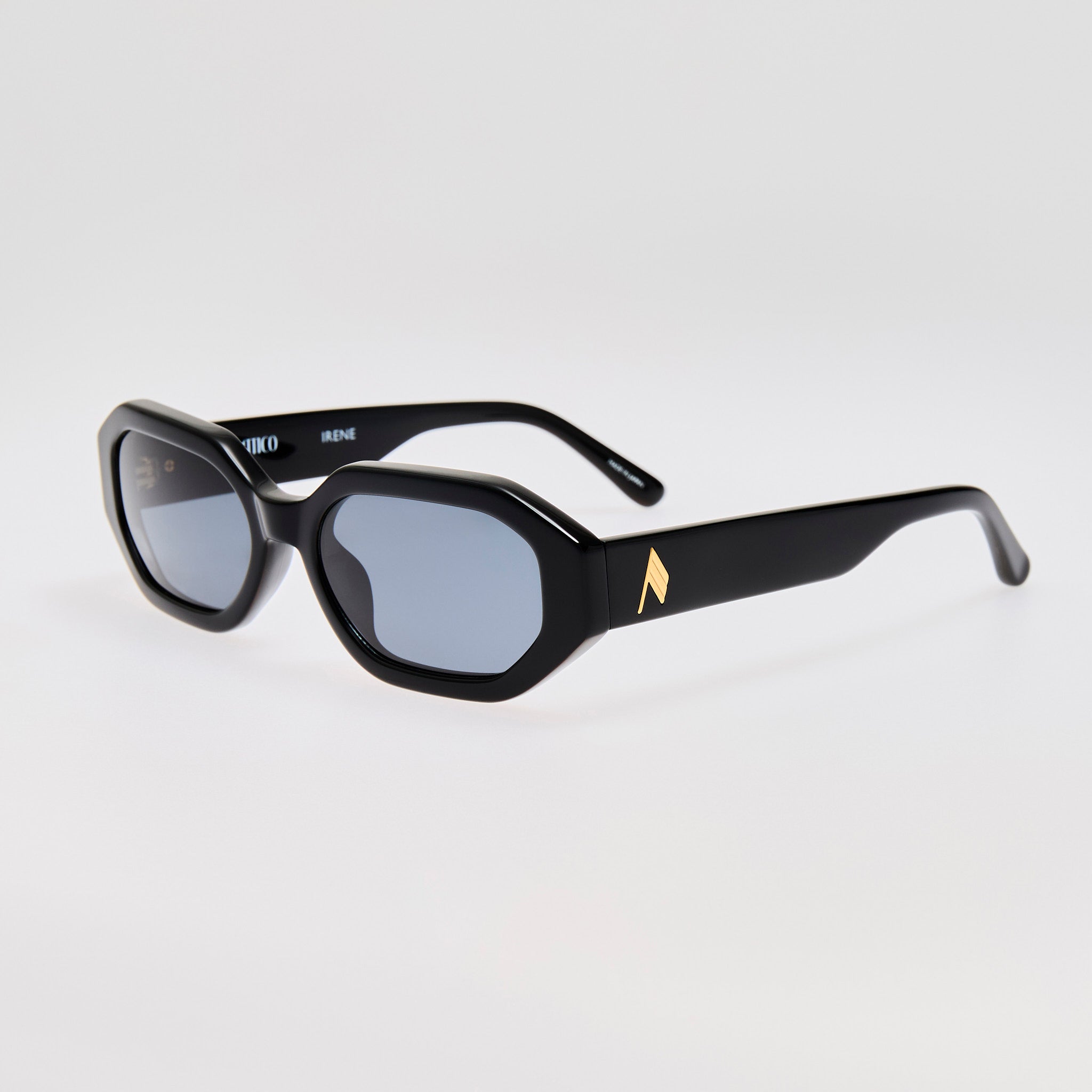 Irene Angular Sunglasses in Black