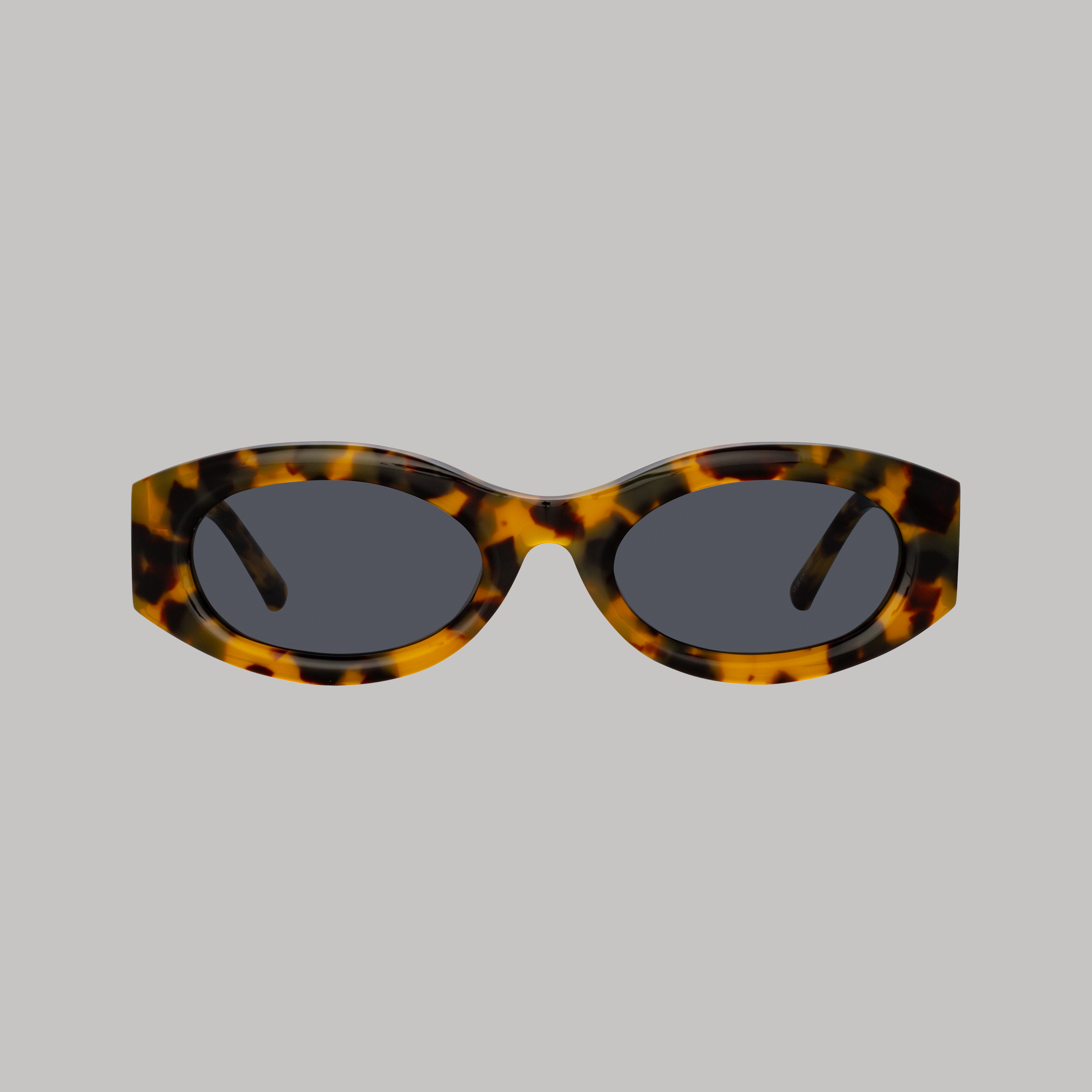Berta Oval Sunglasses in Tortoiseshell