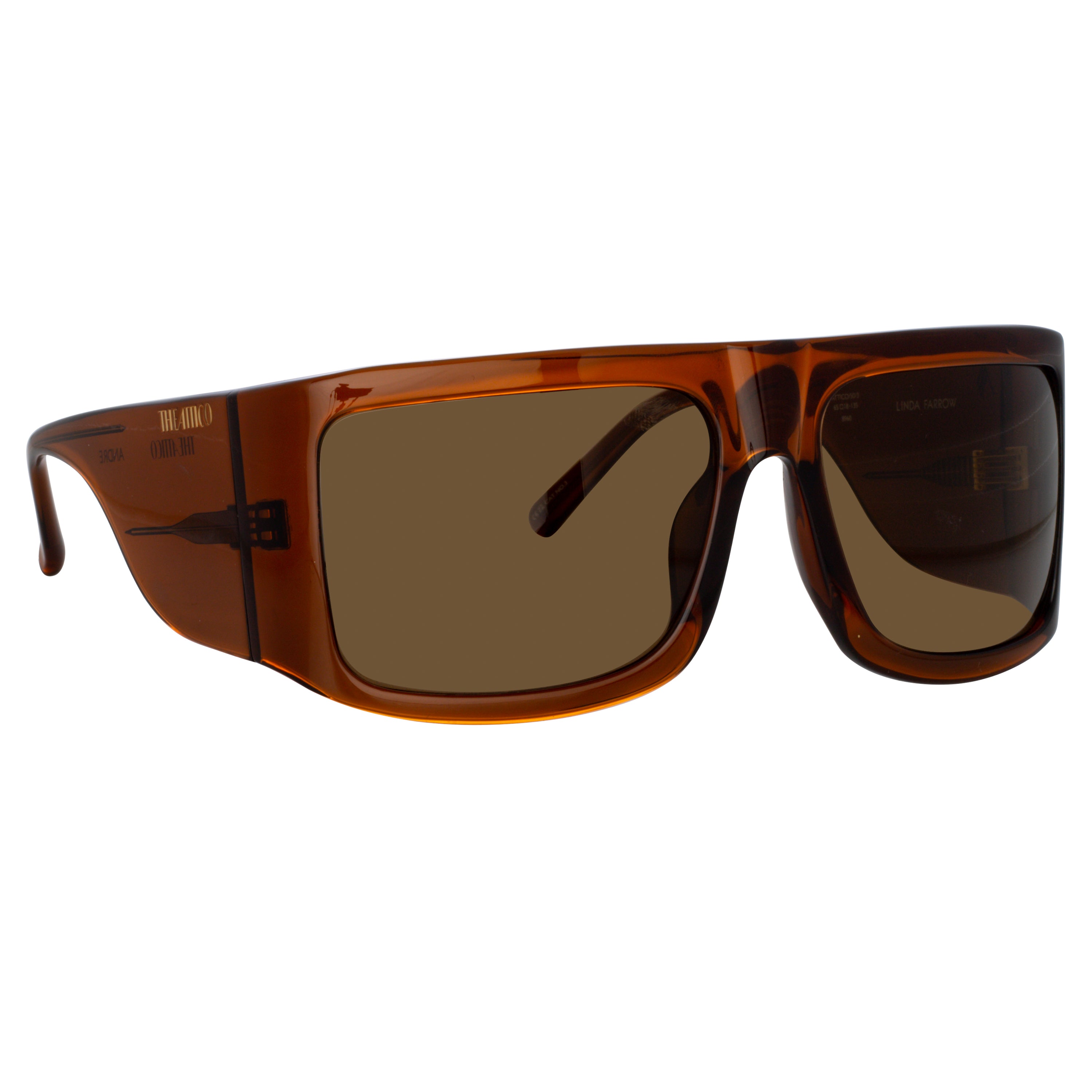 Andre Oversized Sunglasses in Brown