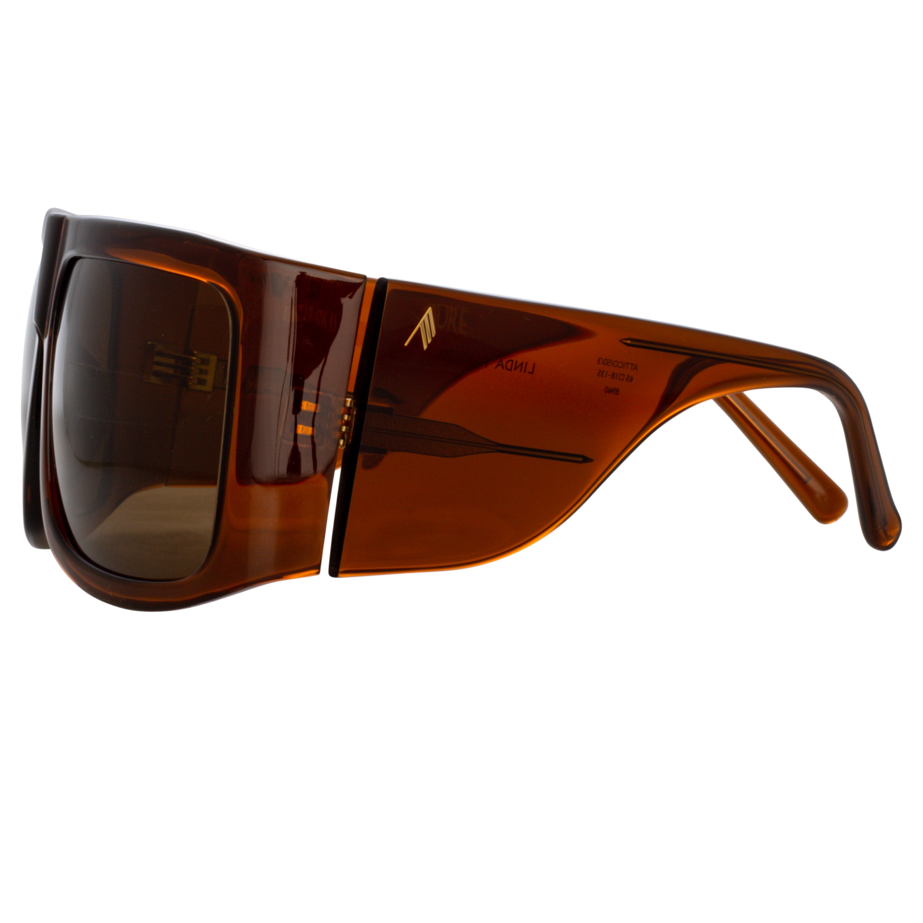 Andre Oversized Sunglasses in Brown