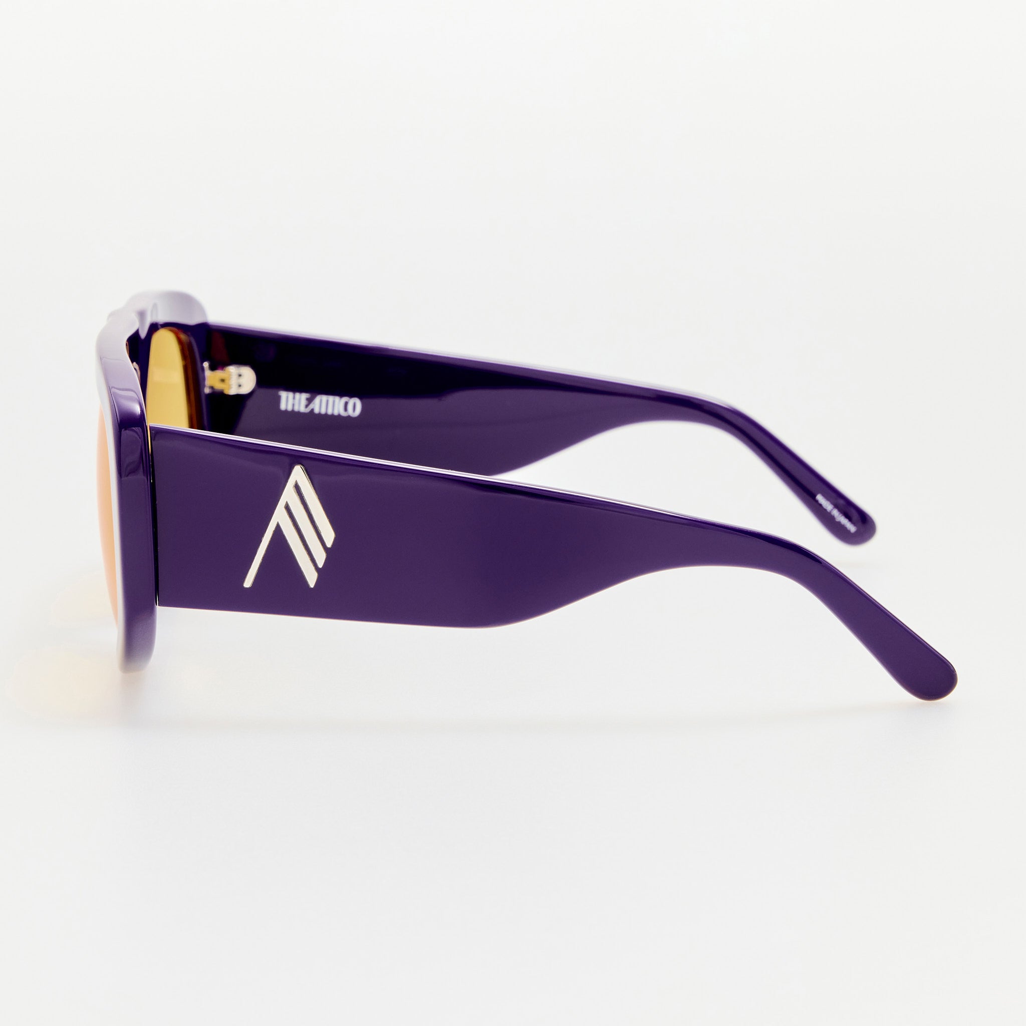 Milano Oversized Sunglasses in Purple