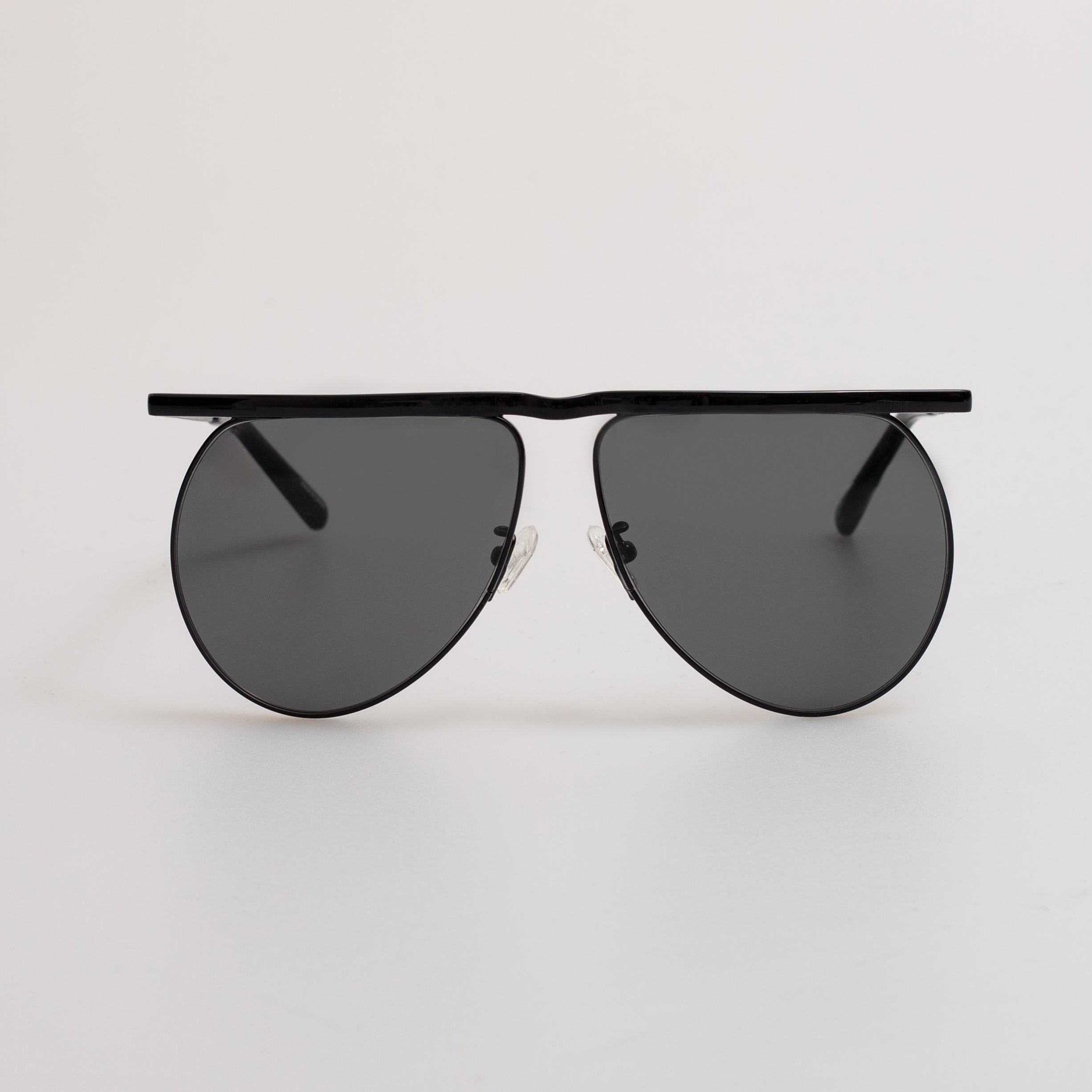 Mina Aviator Sunglasses in Black