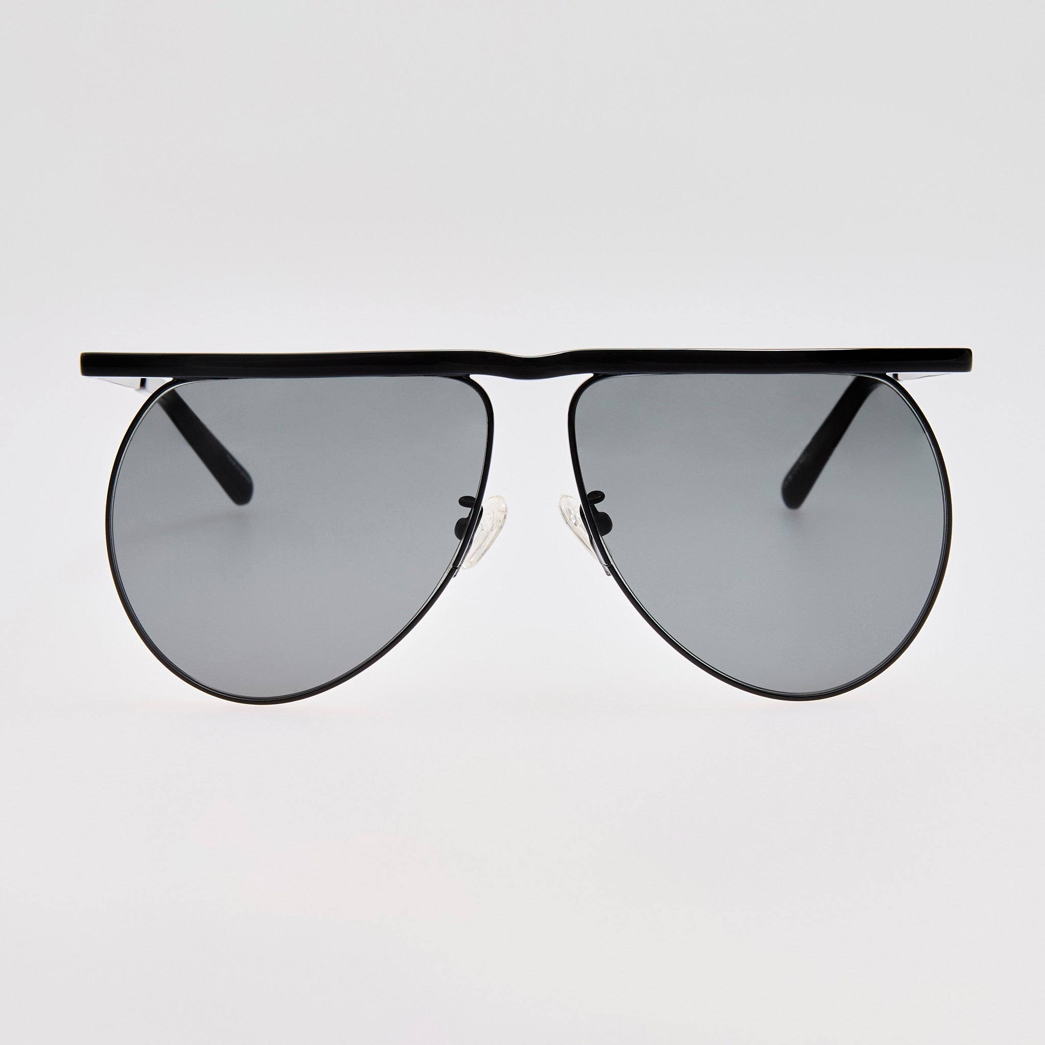 Mina Aviator Sunglasses in Black