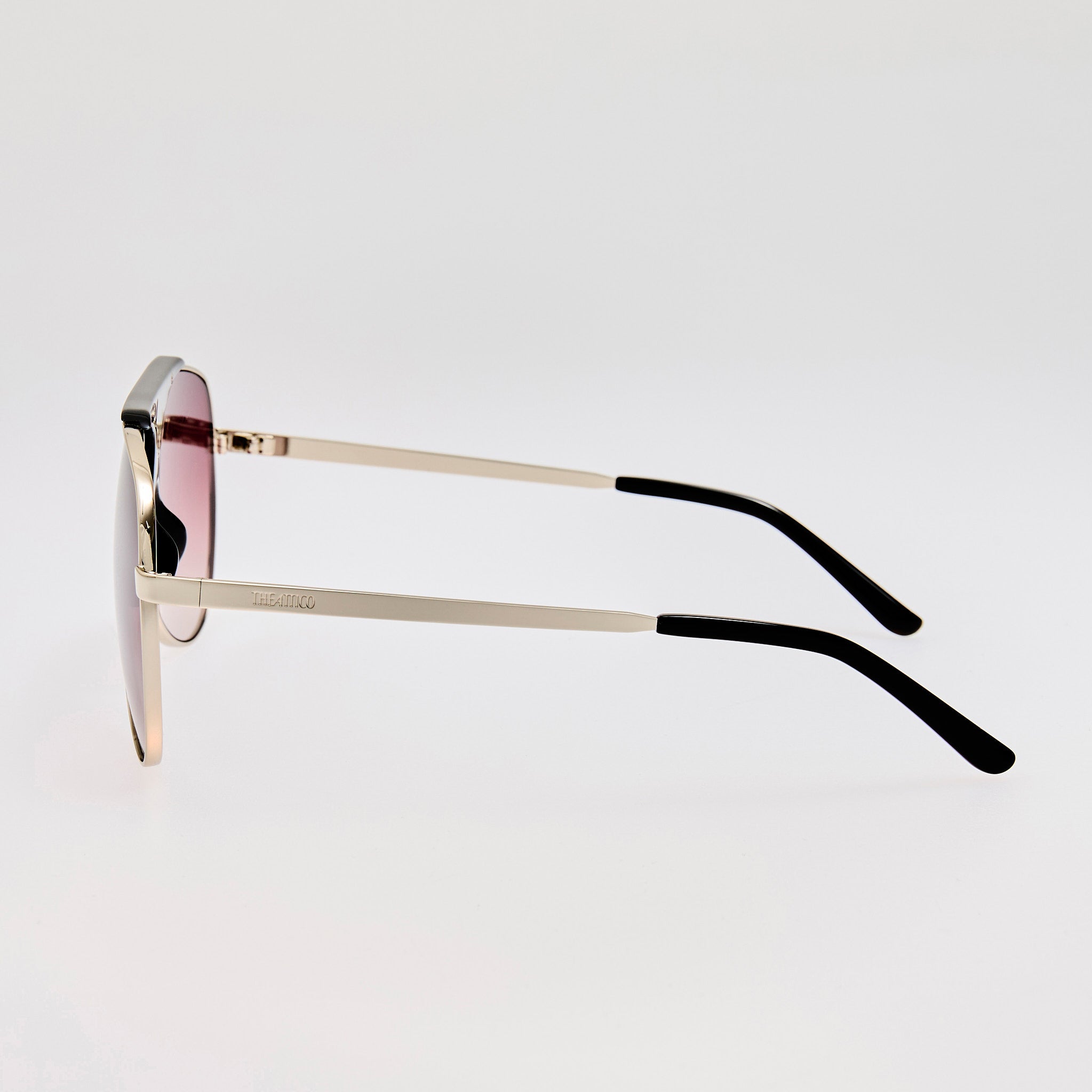 Amelia Sunglasses in Black and Purple