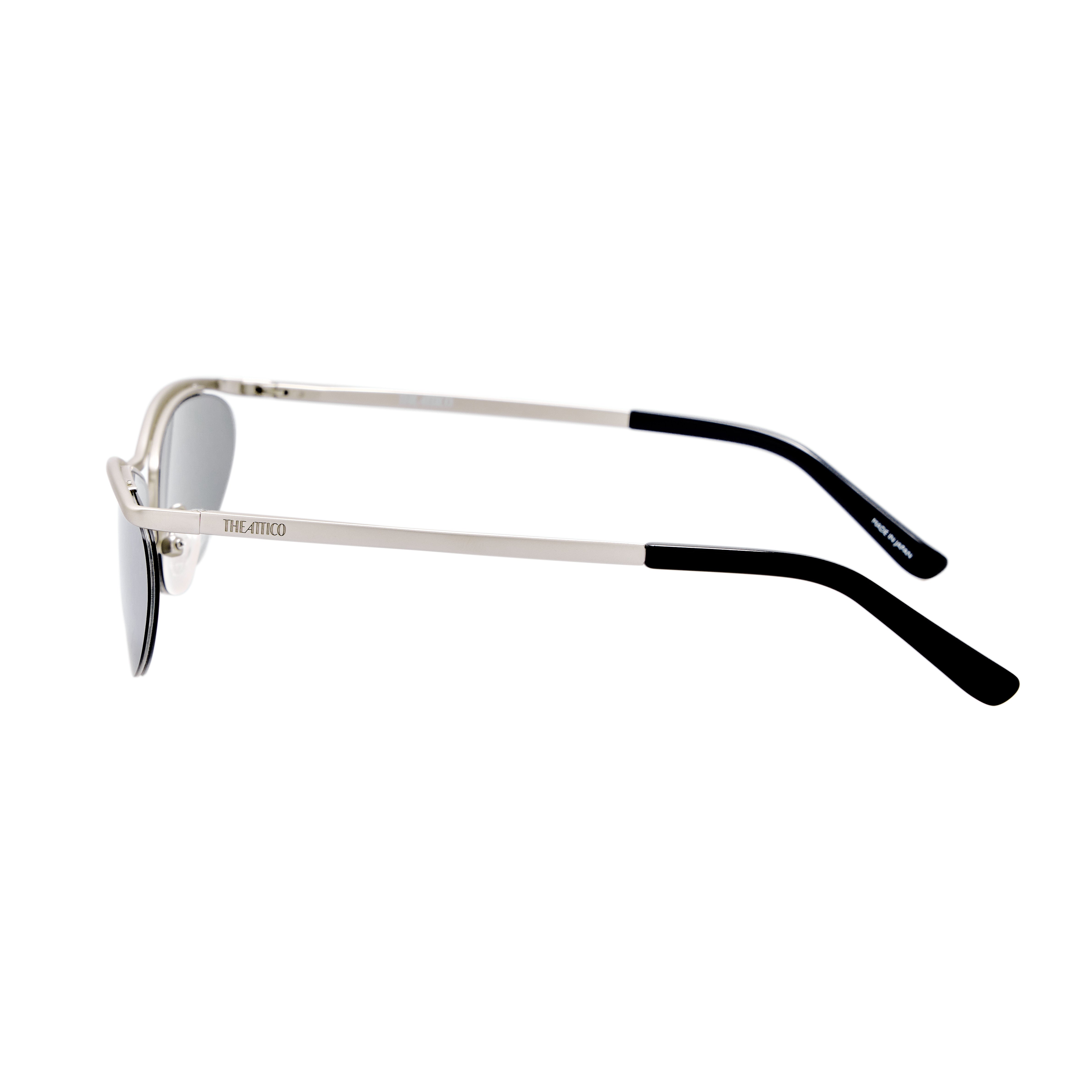 Charlotte Sunglasses in Matt Silver