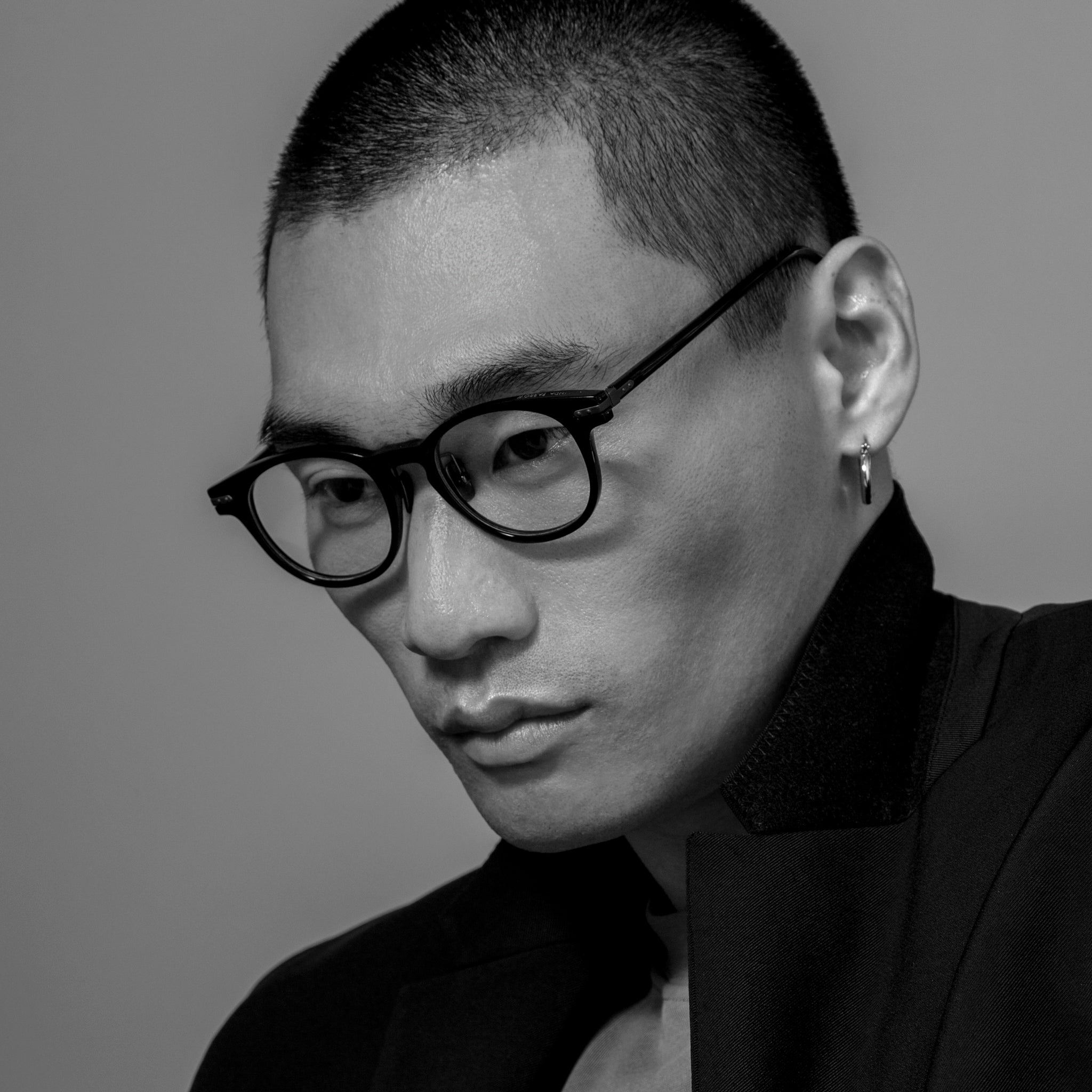 Bay Optical Frame in Matt Black Nickel