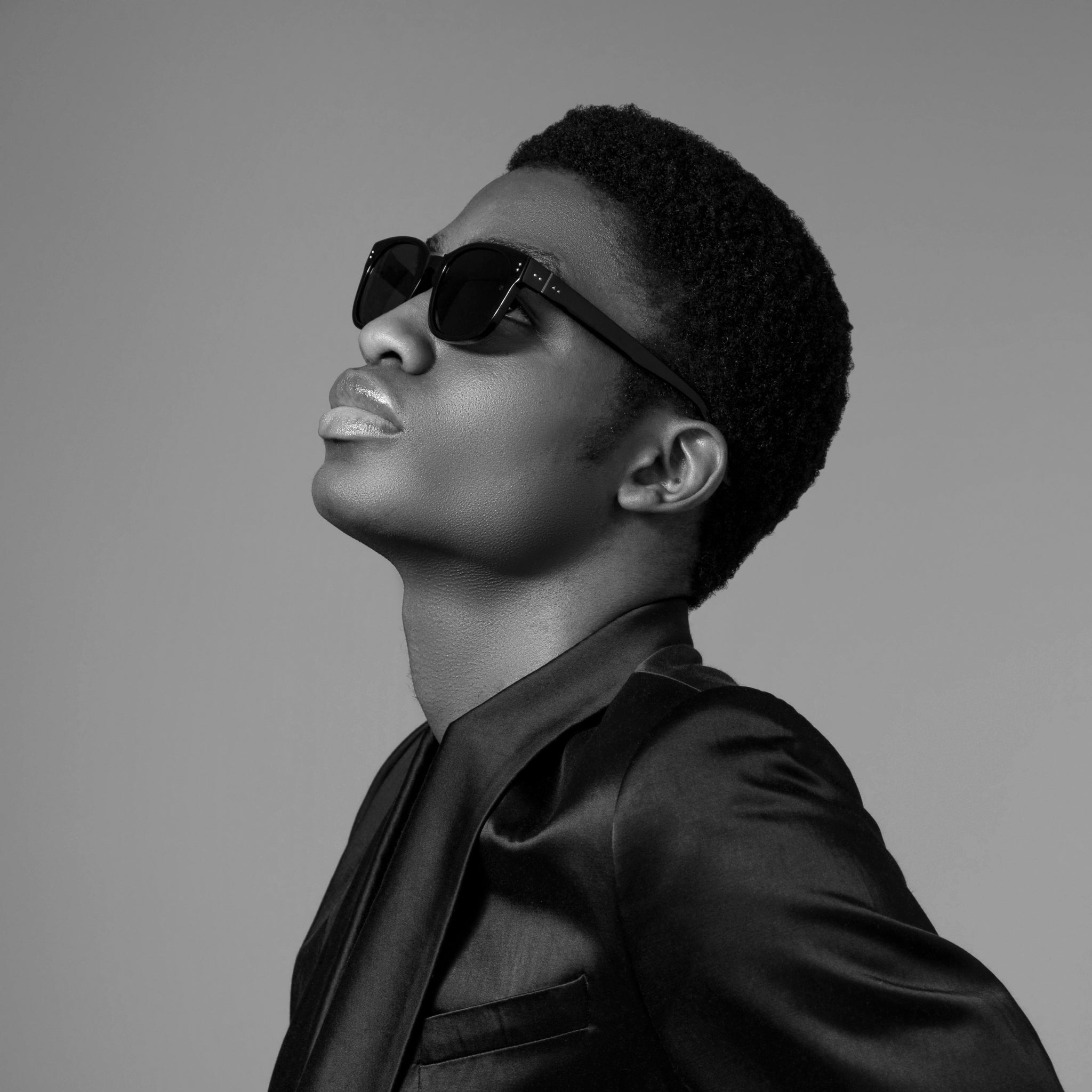 Cedric Sunglasses in Black Matt Nickel