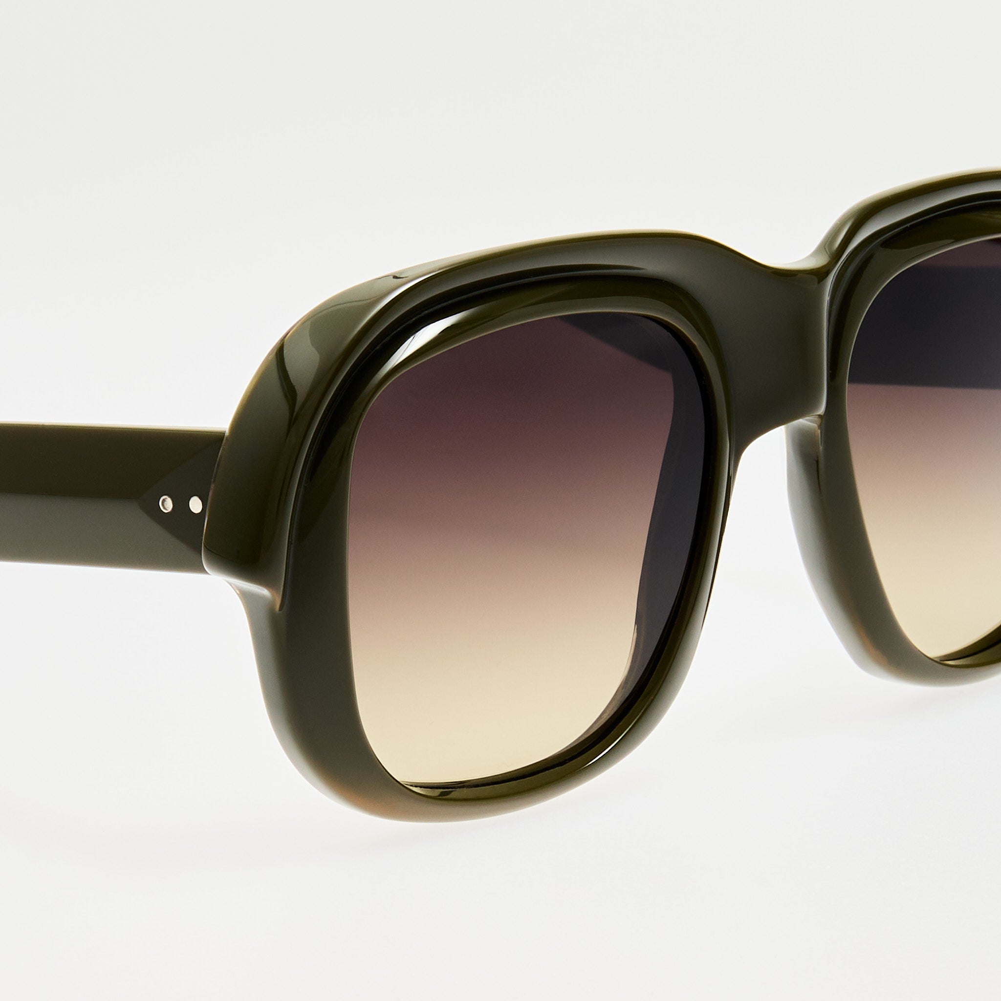 Oversize Sunglasses in Khaki