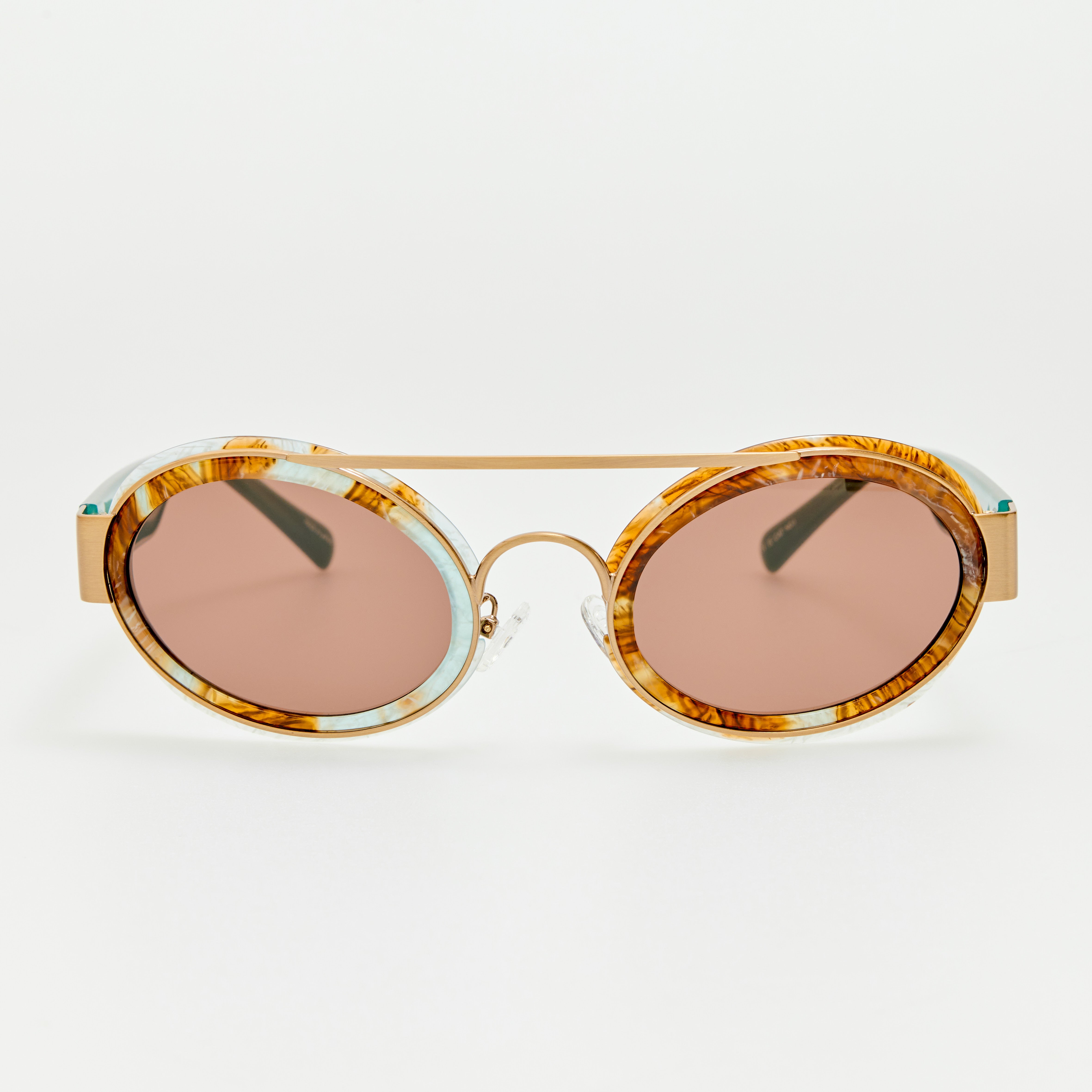 Cat Eye Sunglasses in Marble
