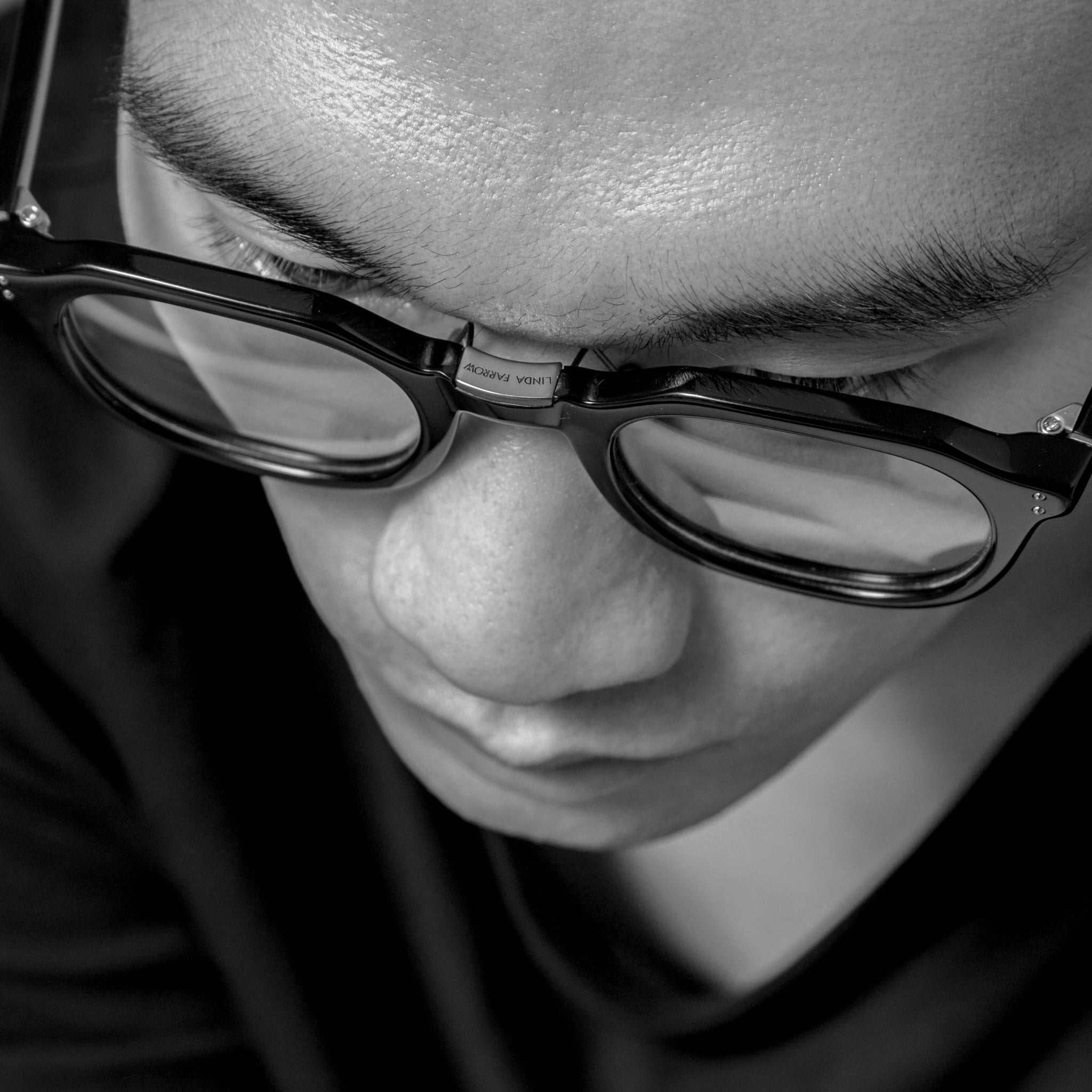 Fletcher Optical Frame in Matt Black Nickel