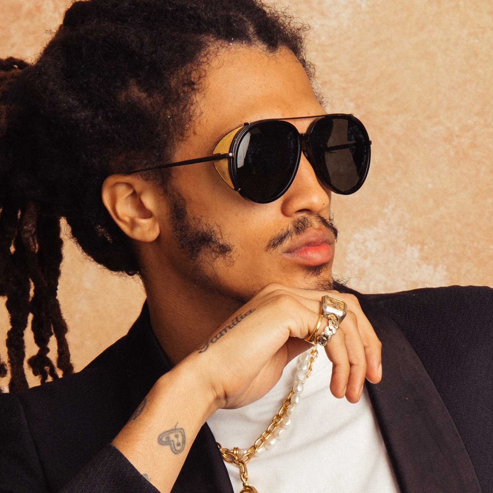 Maverick Sunglasses in Nickel
