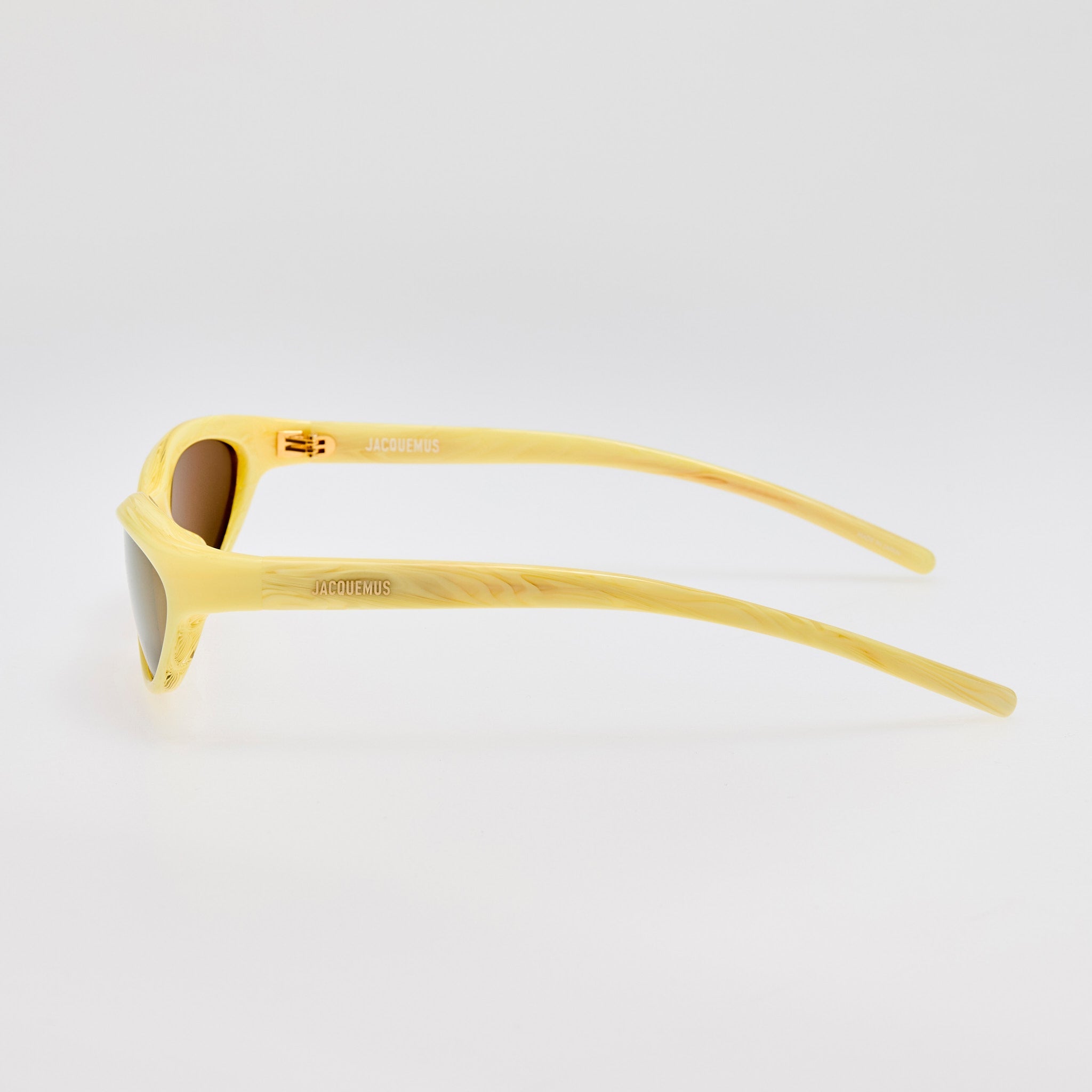 Curvo Sunglasses in Milky Yellow