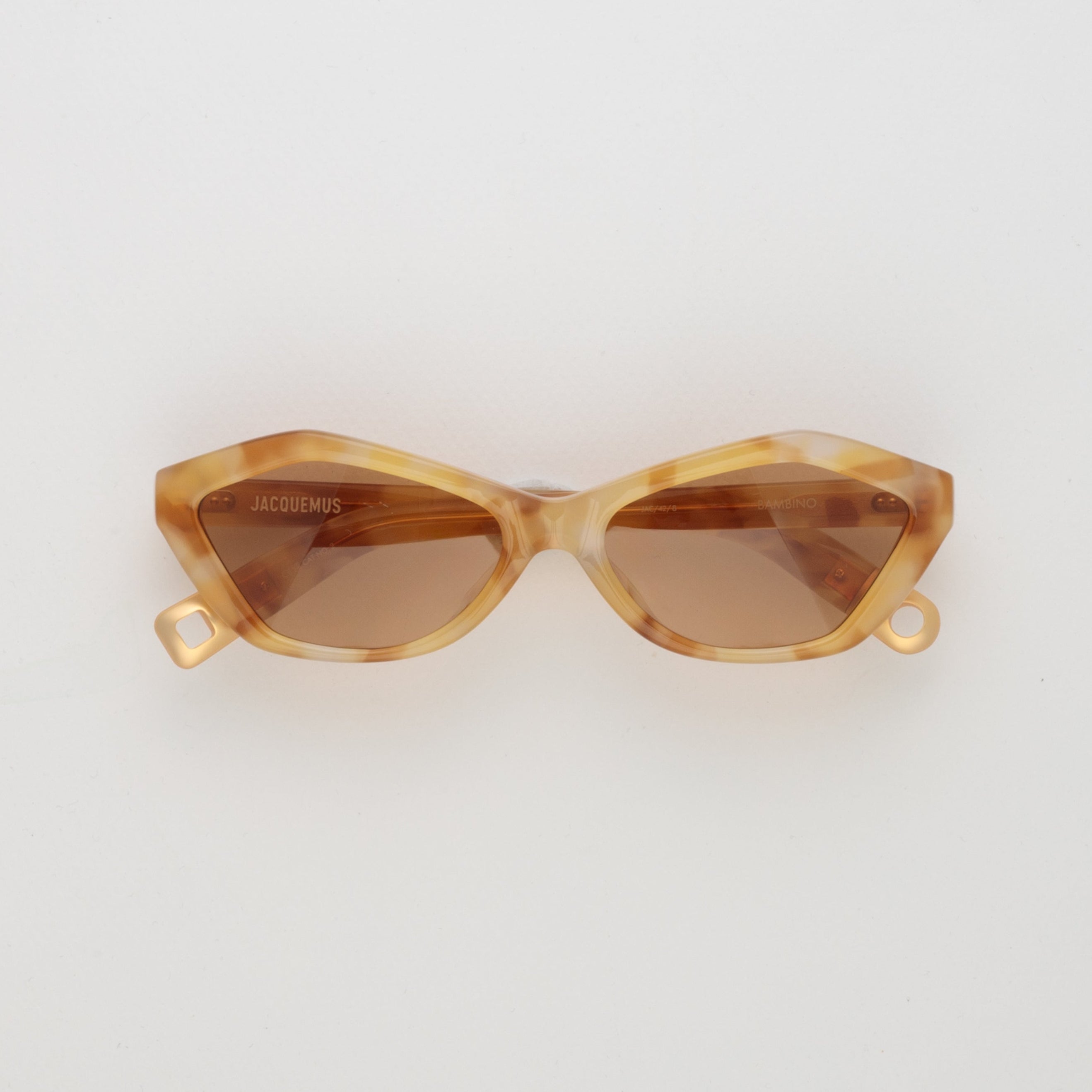 Bambino Angular Sunglasses in Beige