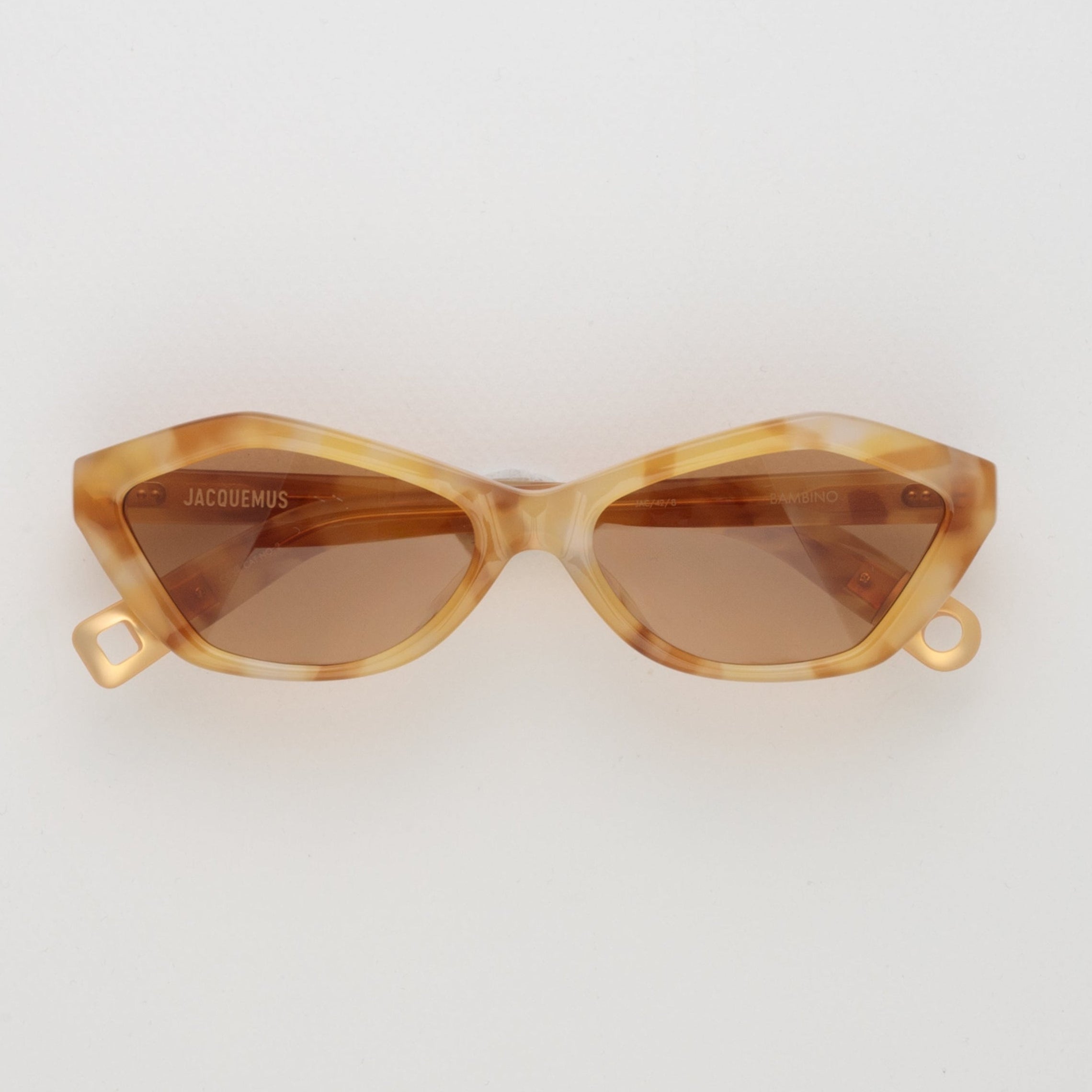 Bambino Angular Sunglasses in Beige
