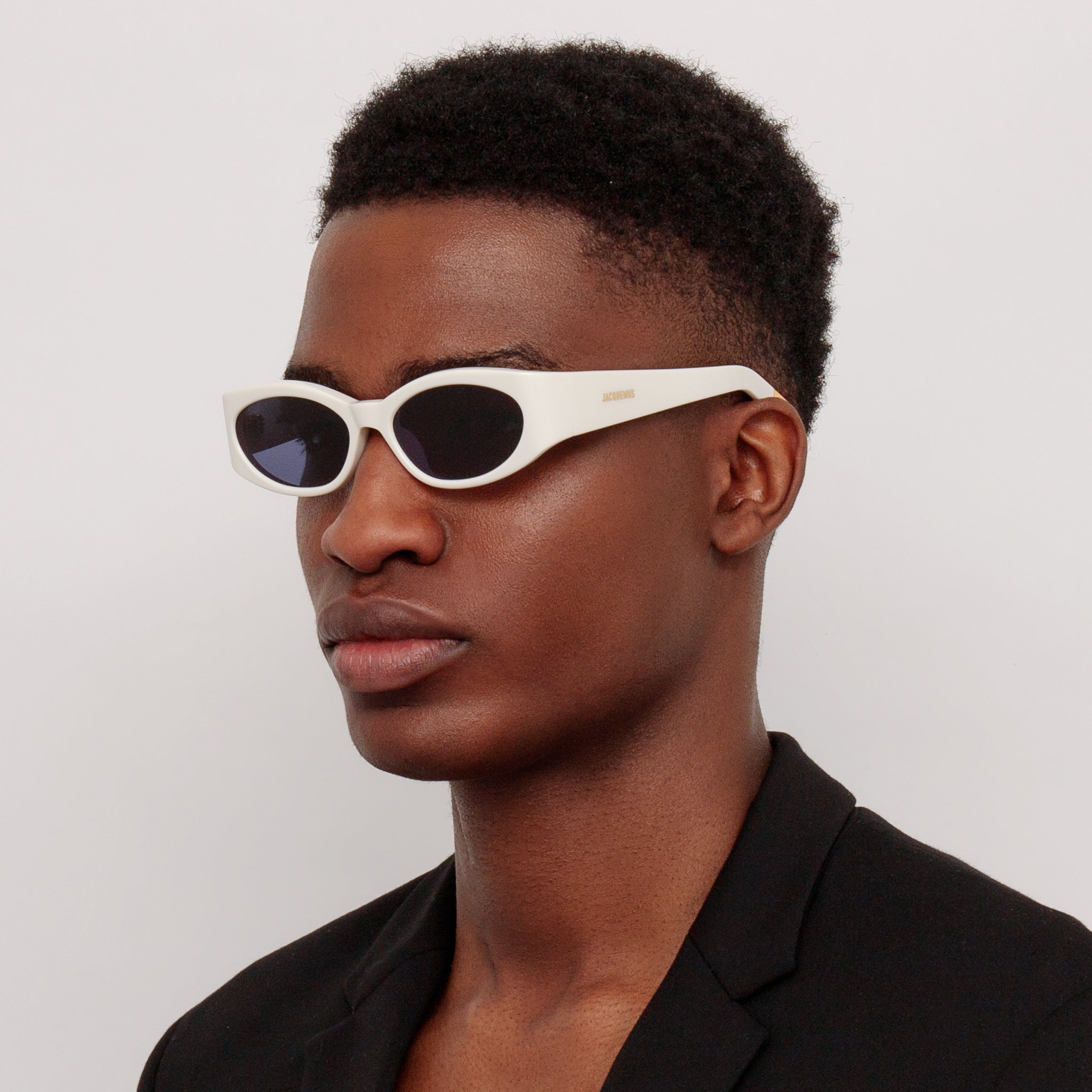 Ovalo Oval Sunglasses in White