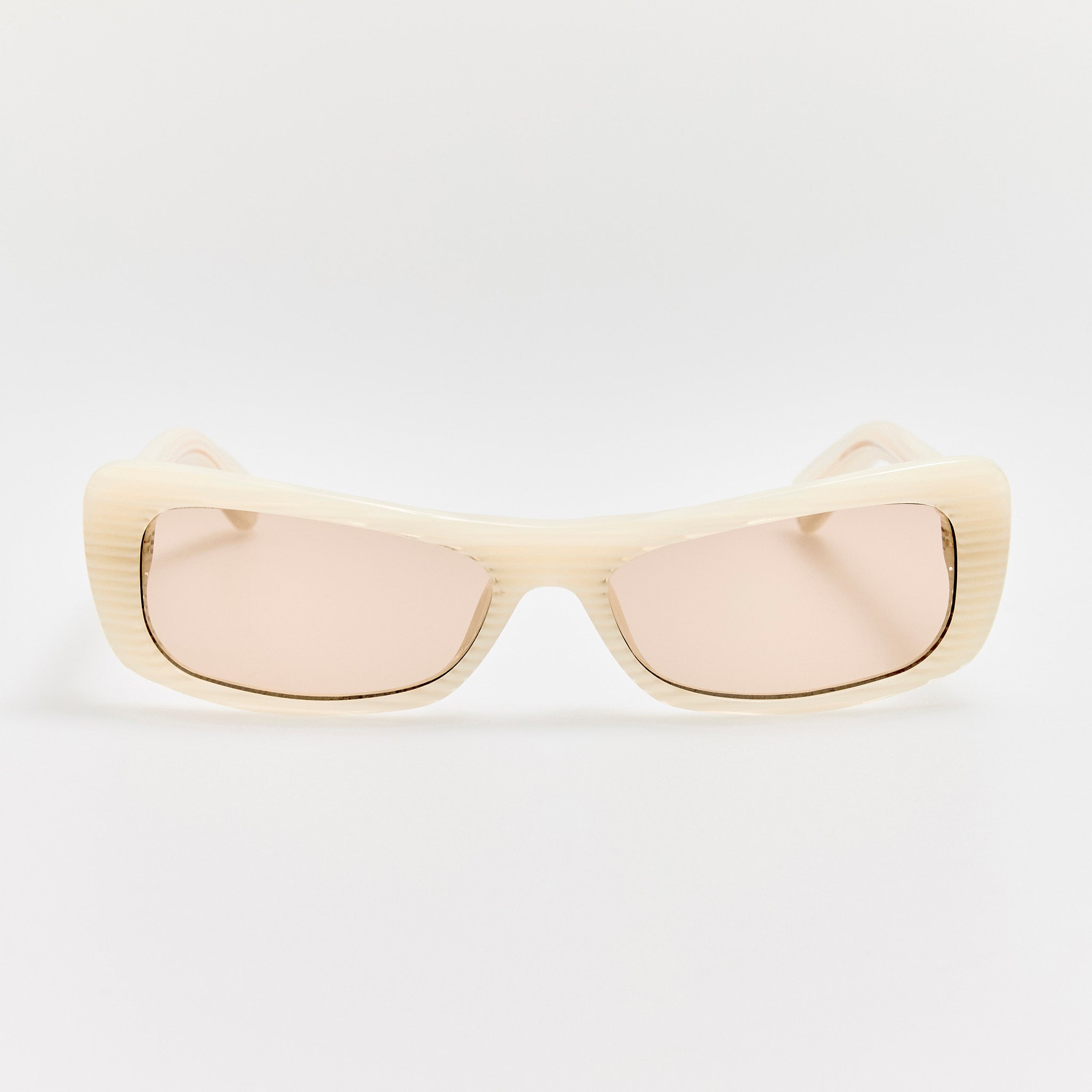Capri Sunglasses in Cream Stripe