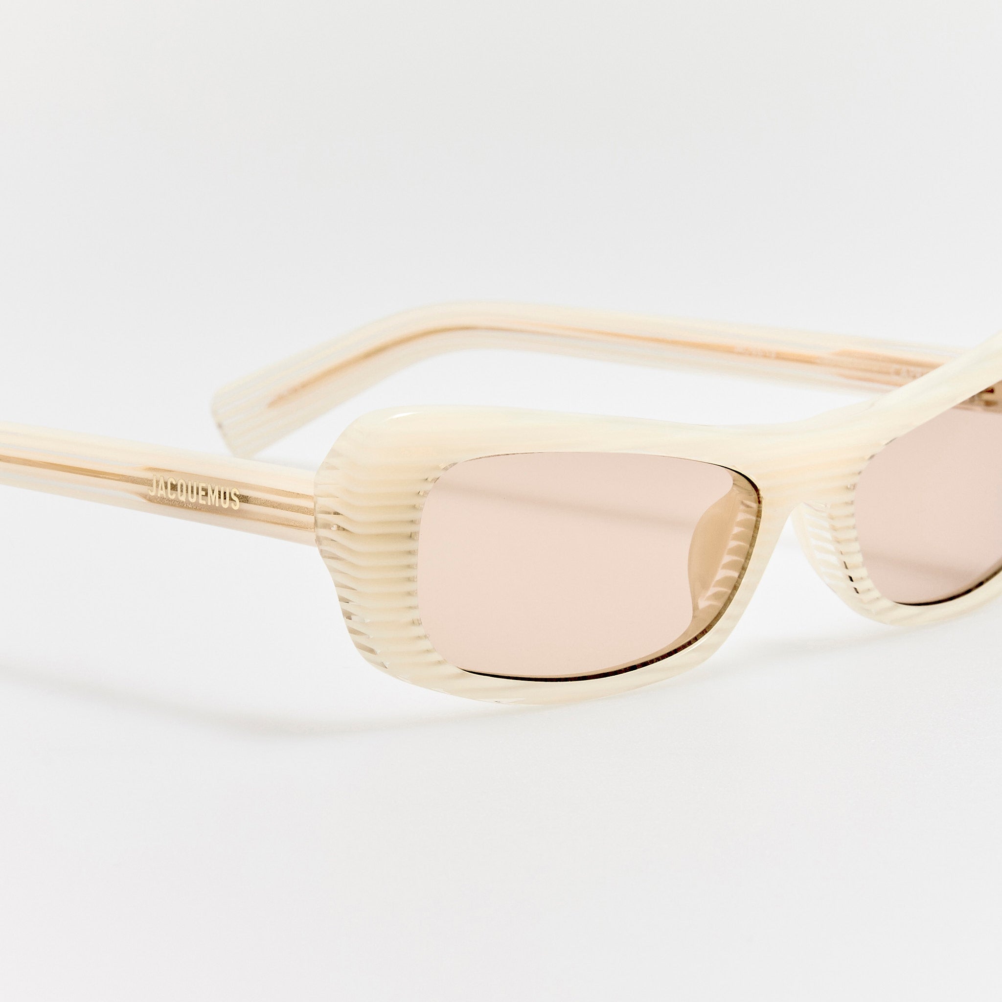 Capri Sunglasses in Cream Stripe