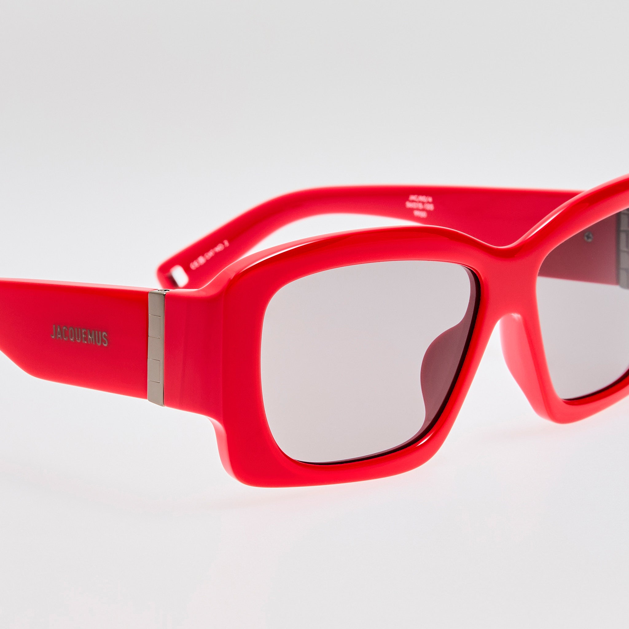 Croisiere Rectangular Sunglasses in Red
