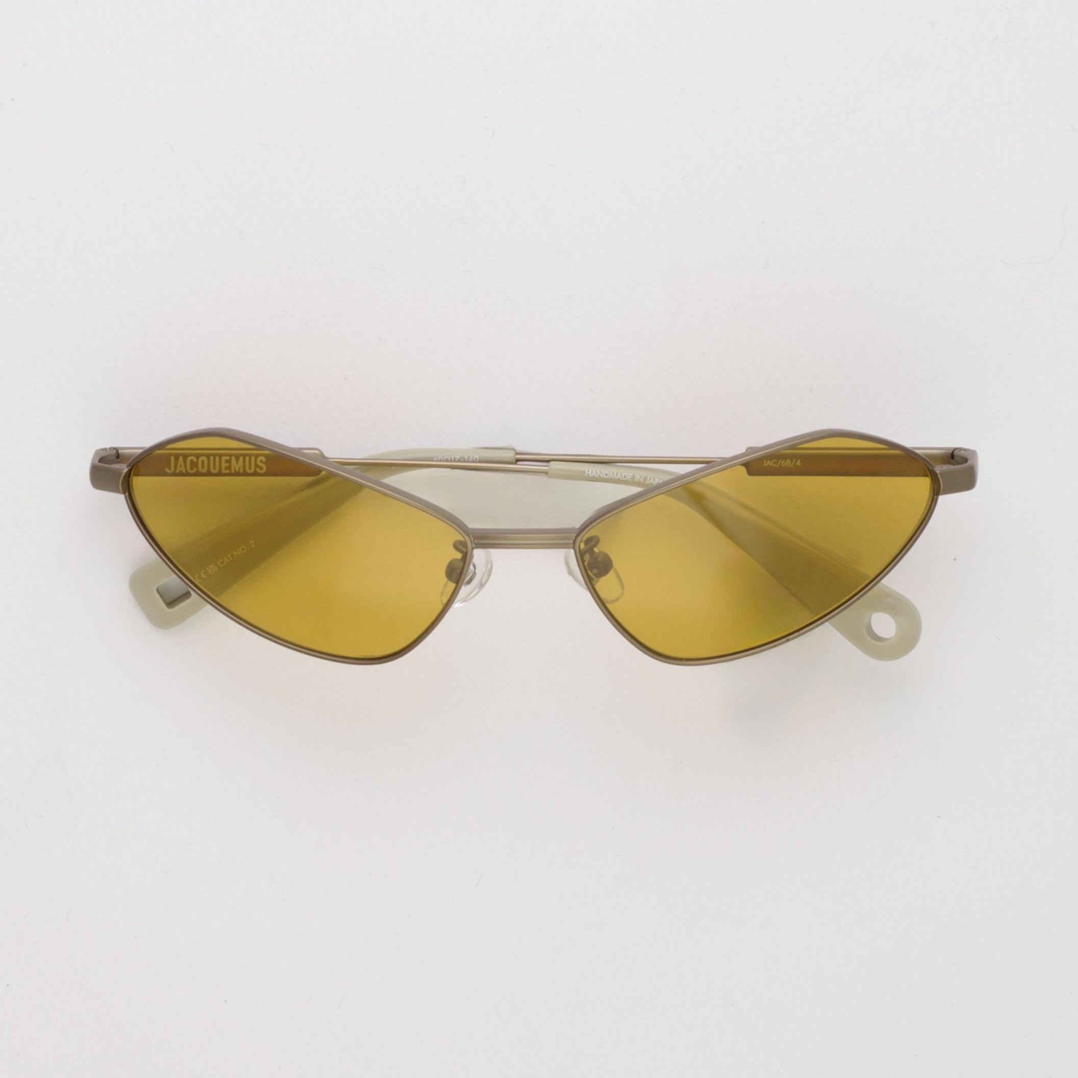 Bambino Angular Metal Sunglasses in Matt Putty
