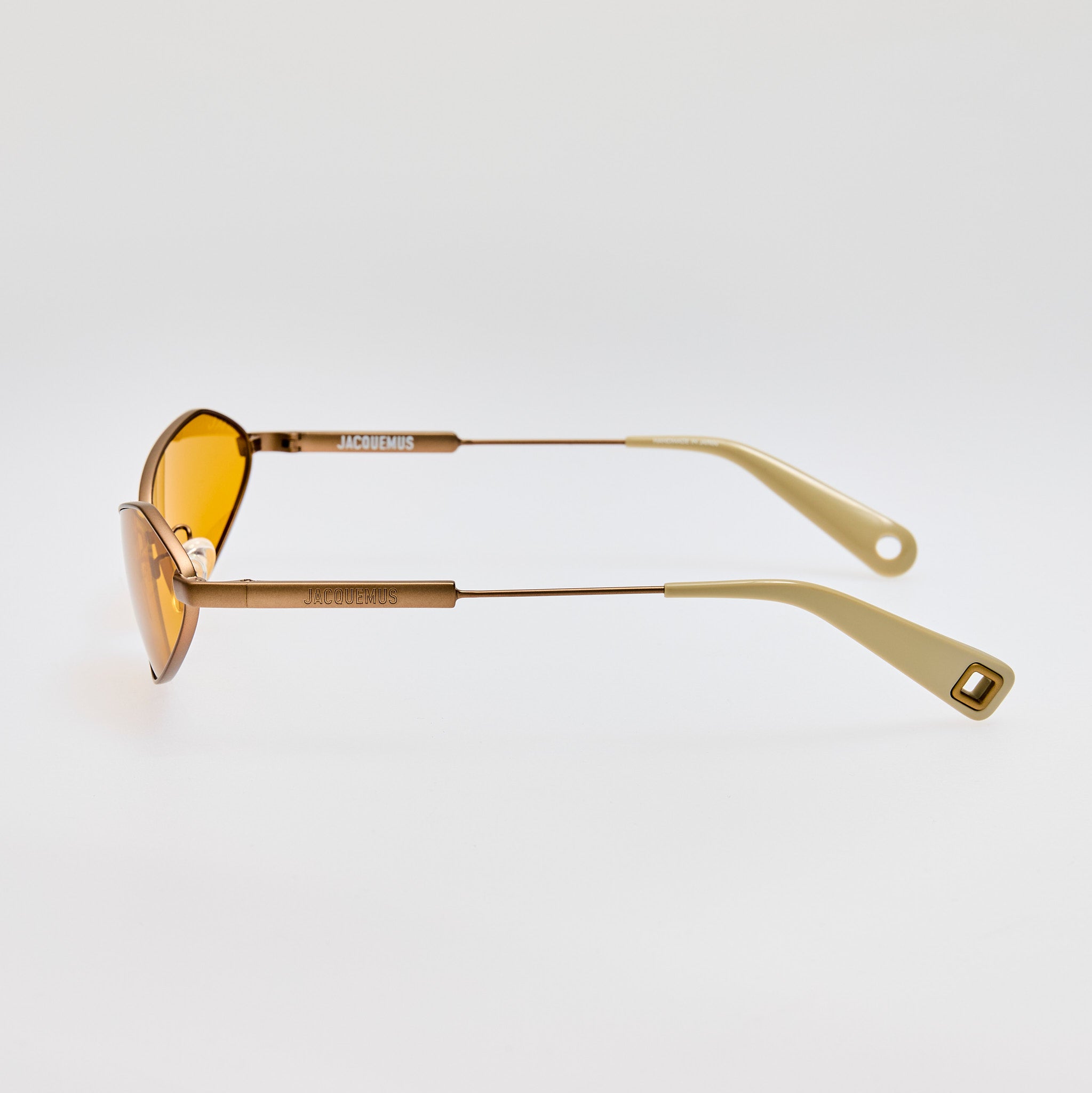 Bambino Angular Metal Sunglasses in Matt Putty