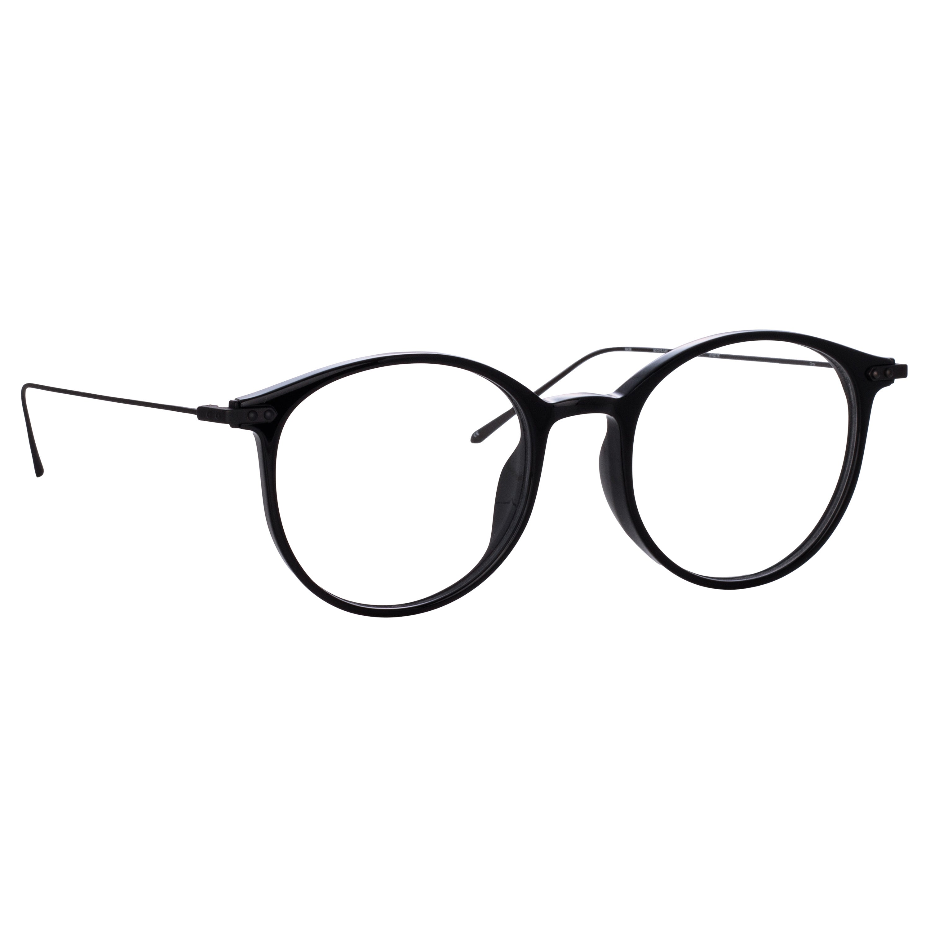 Gray Optical Frame in Black Matt Nickel