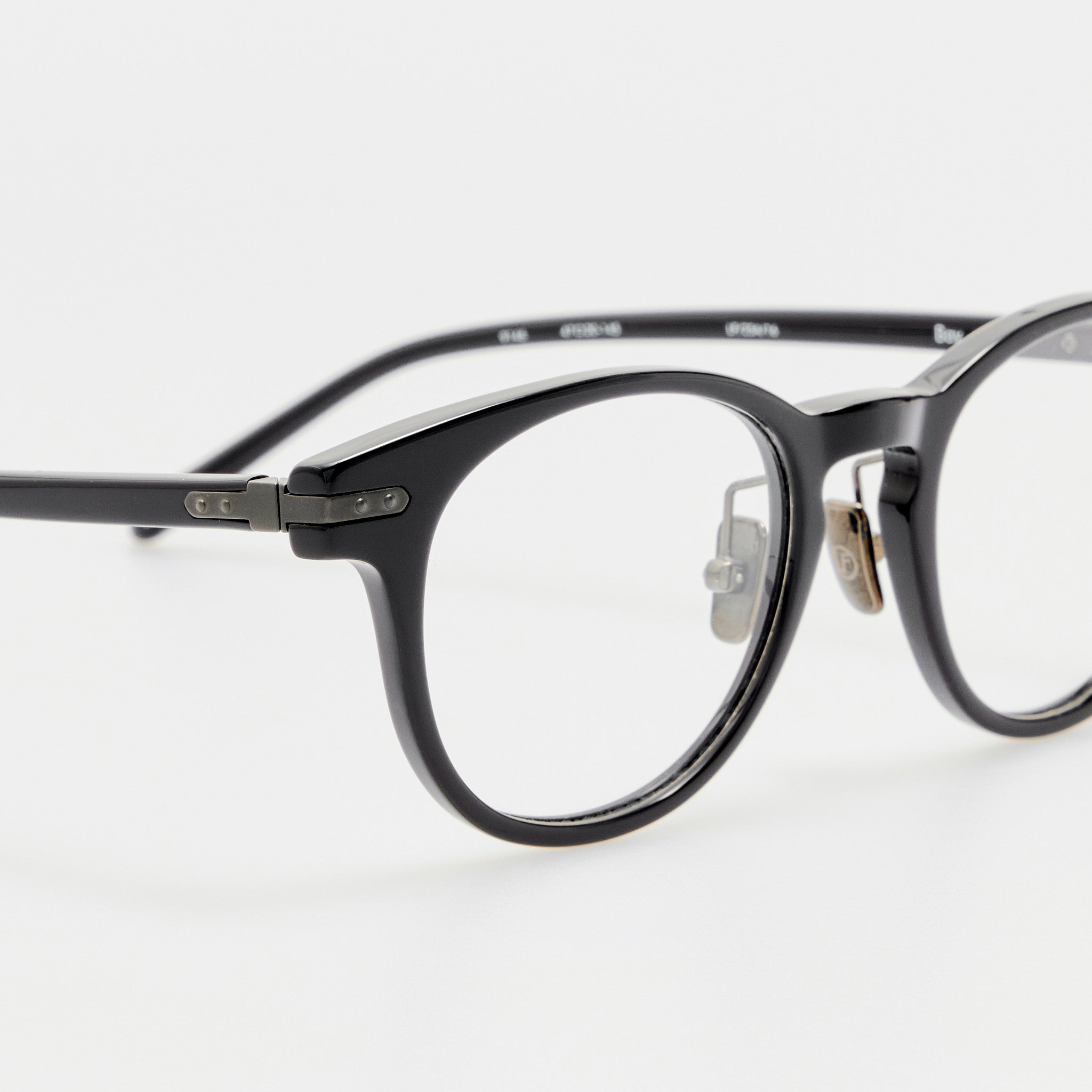 Bay Optical Frame in Matt Black Nickel