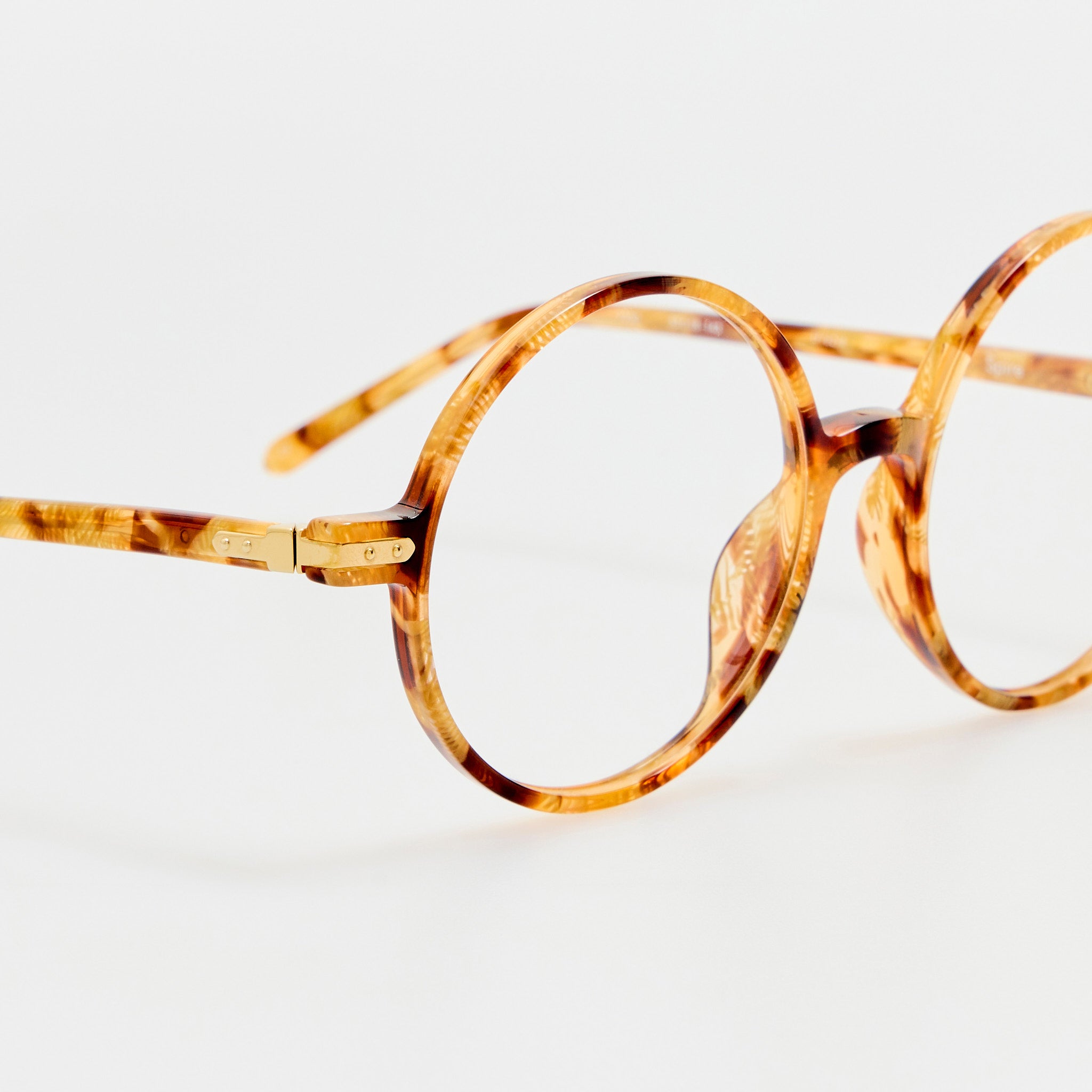 Spire Round Optical Frame in Tobacco Tortoiseshell
