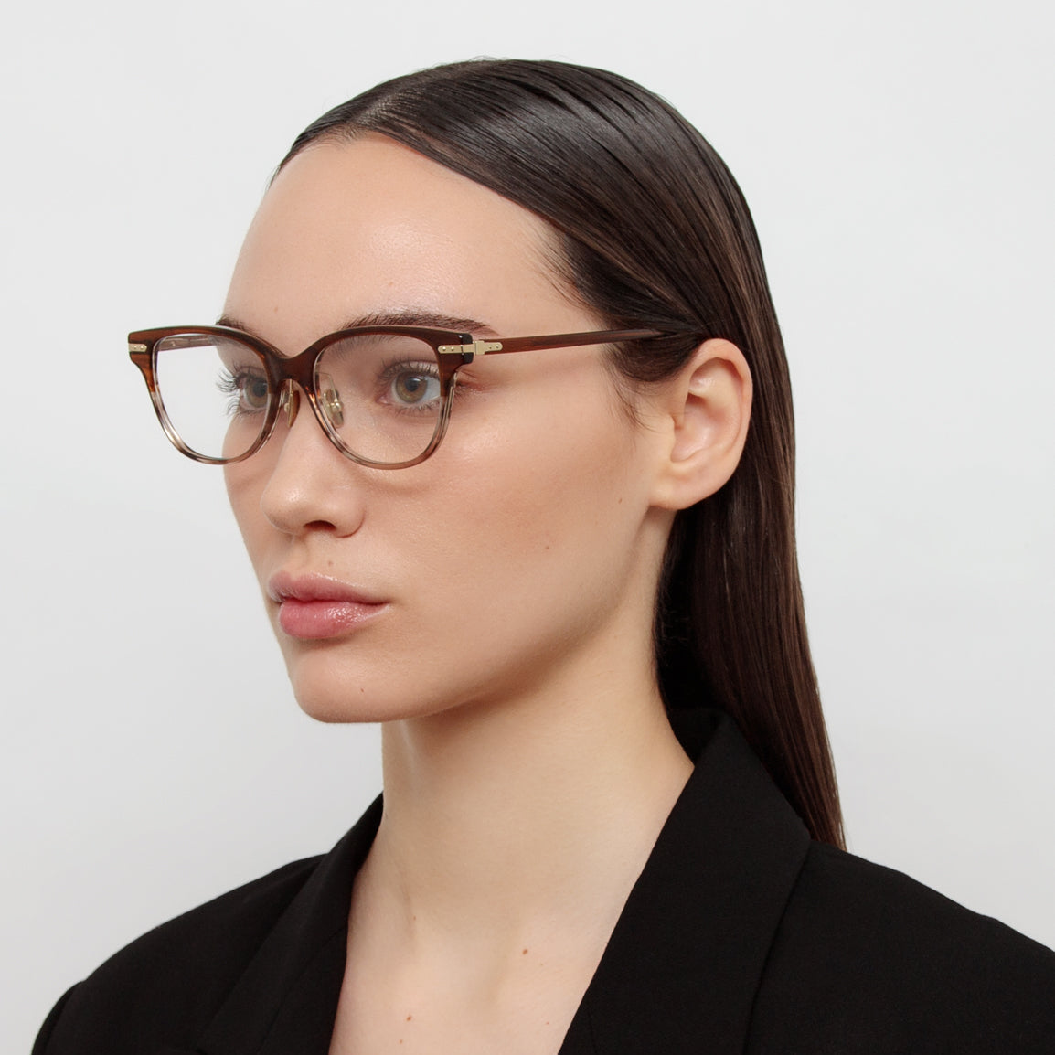 Hadid Optical in Caramel Horn