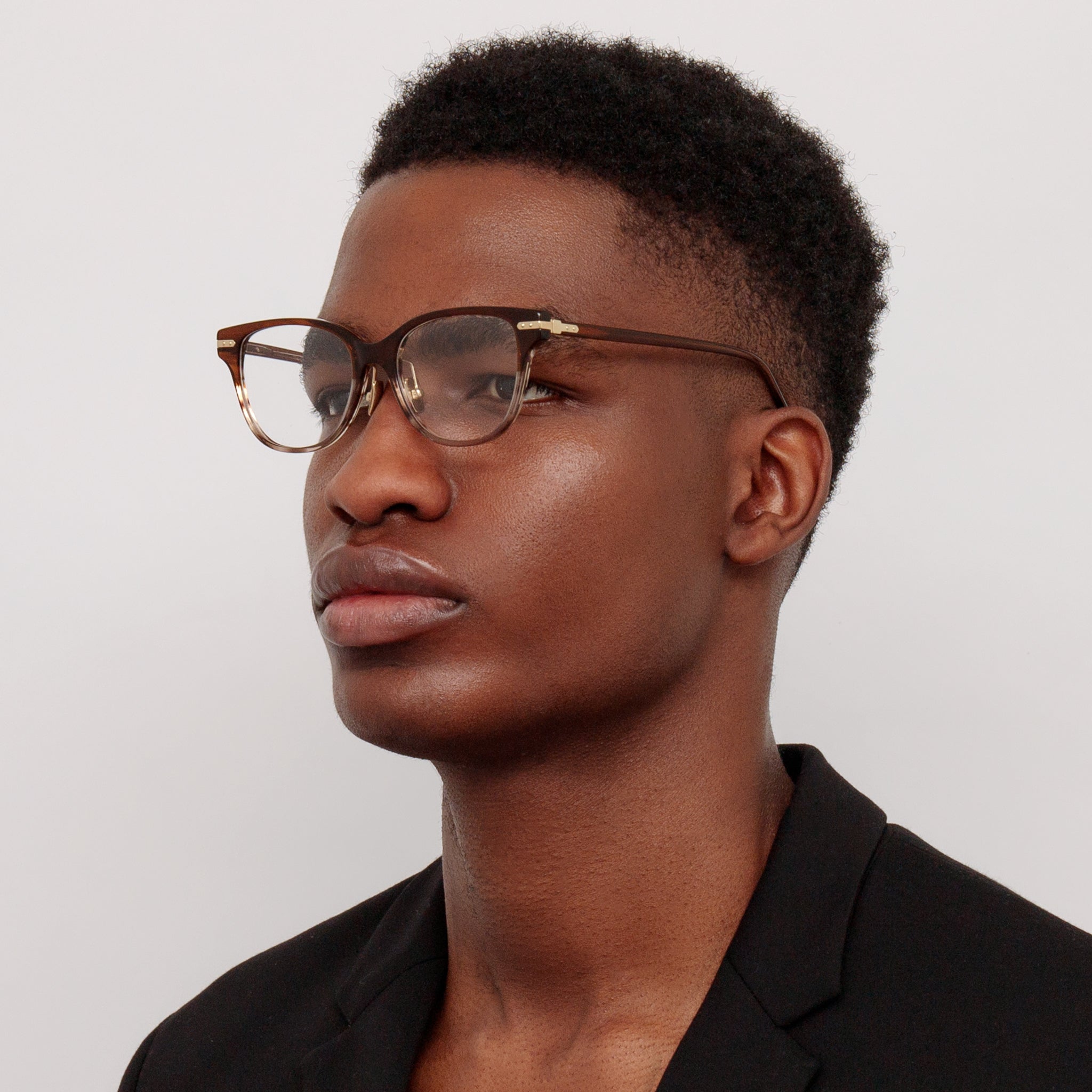 Hadid Optical in Caramel Horn