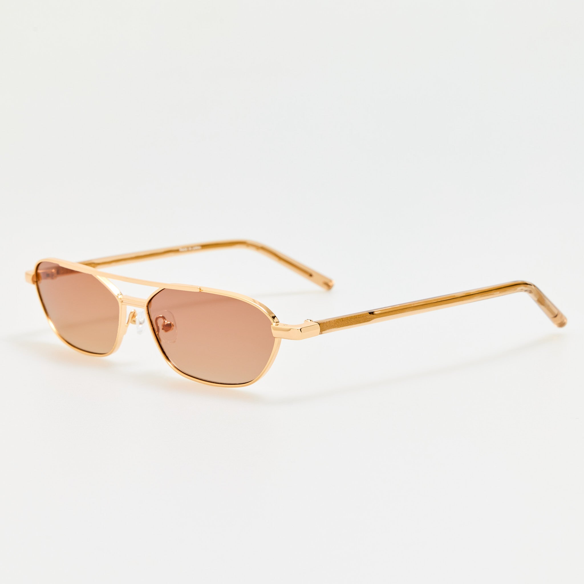 Kika Gloria Sunglasses in Gold and Camel