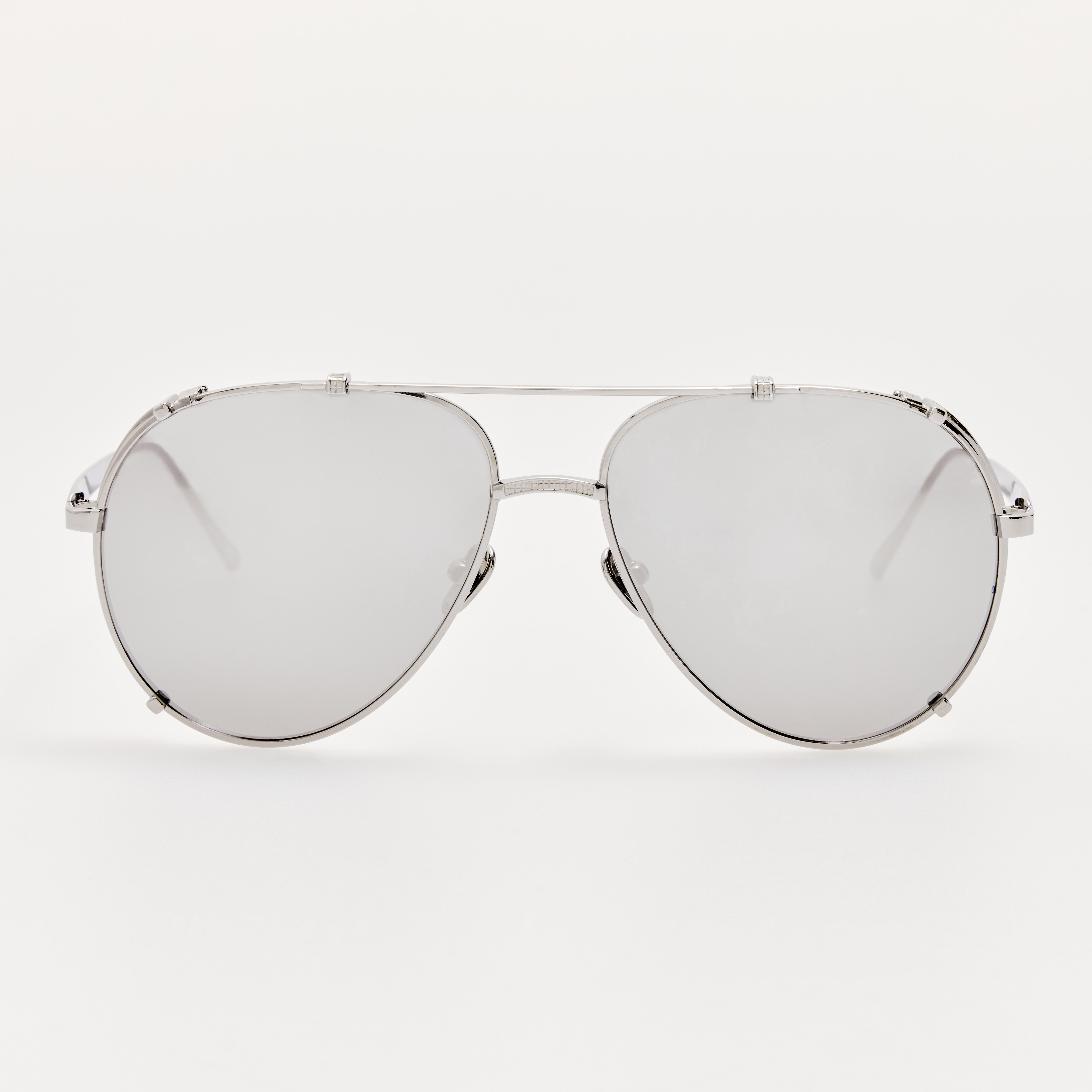 Newman Sunglasses in 22K White Gold