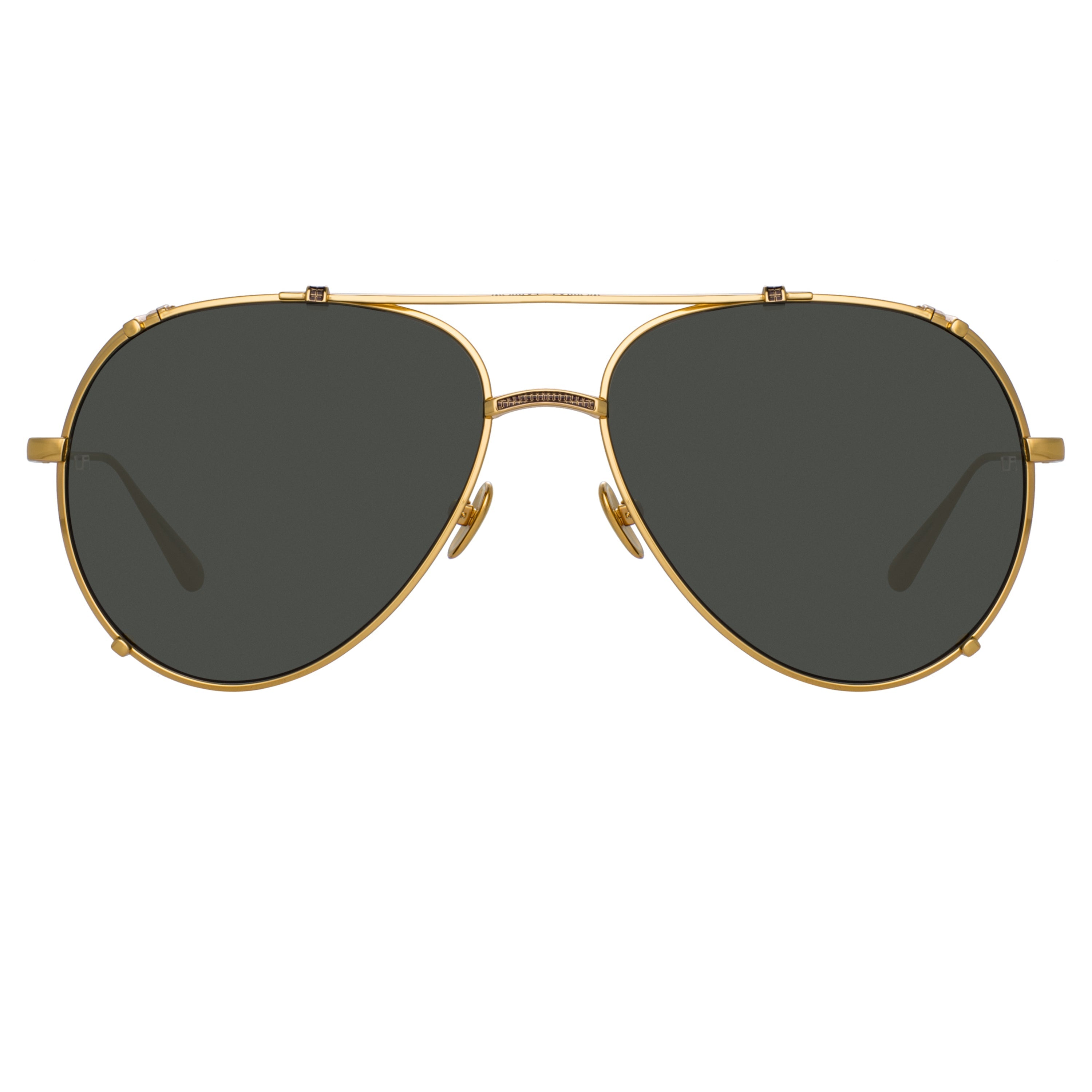 Newman Sunglasses in 22K Yellow Gold