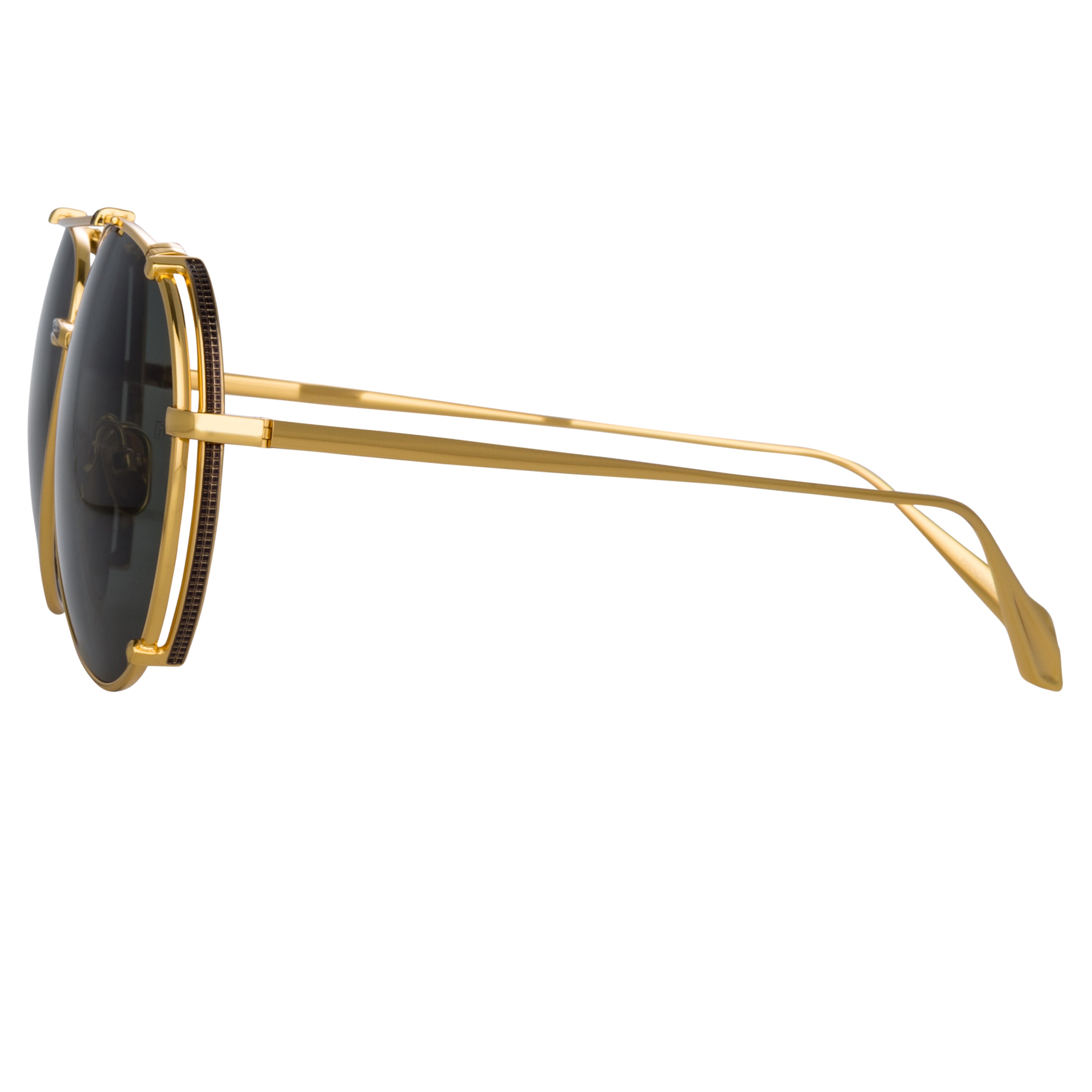 Newman Sunglasses in 22K Yellow Gold