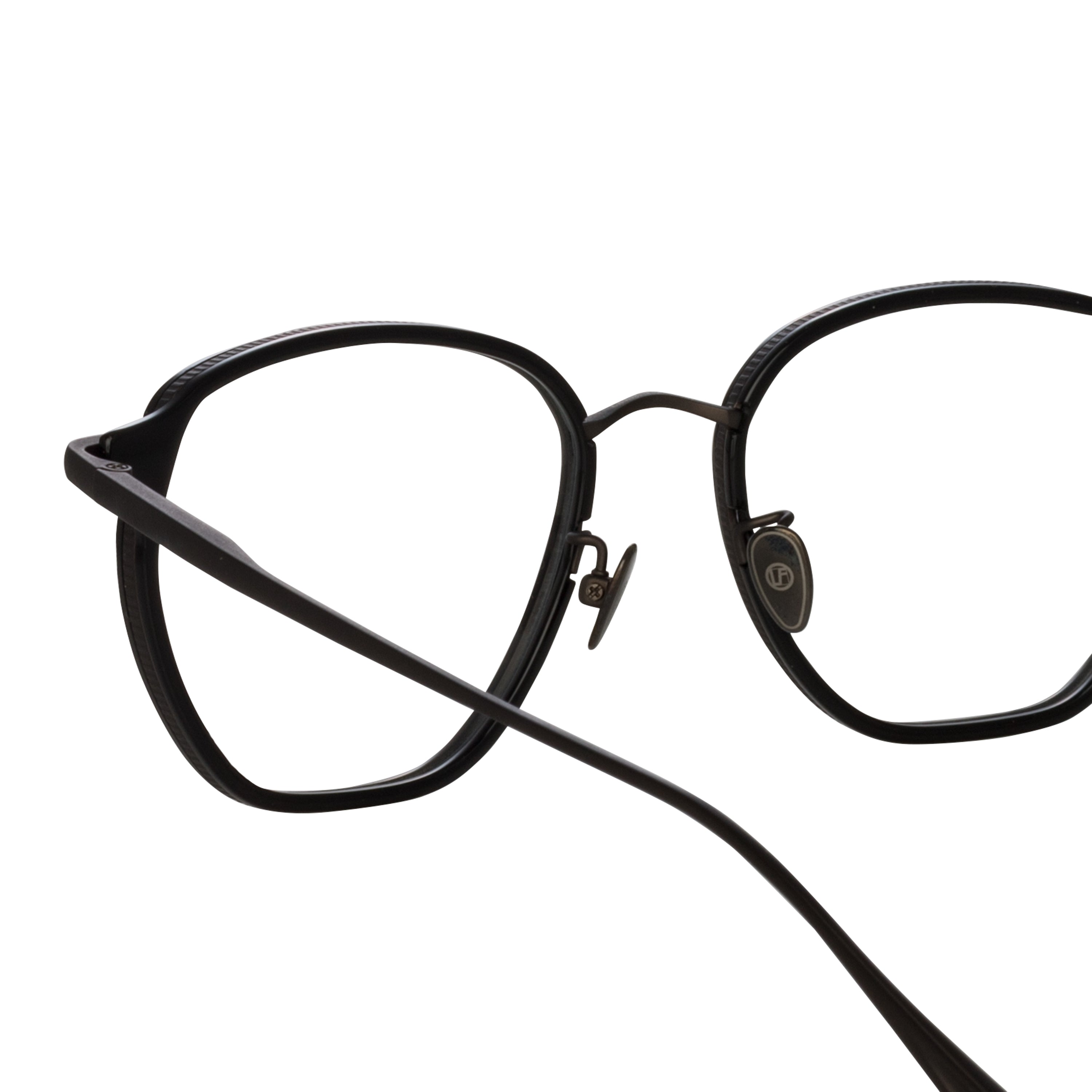 Danilo Optical Frame in Black Matt Nickel