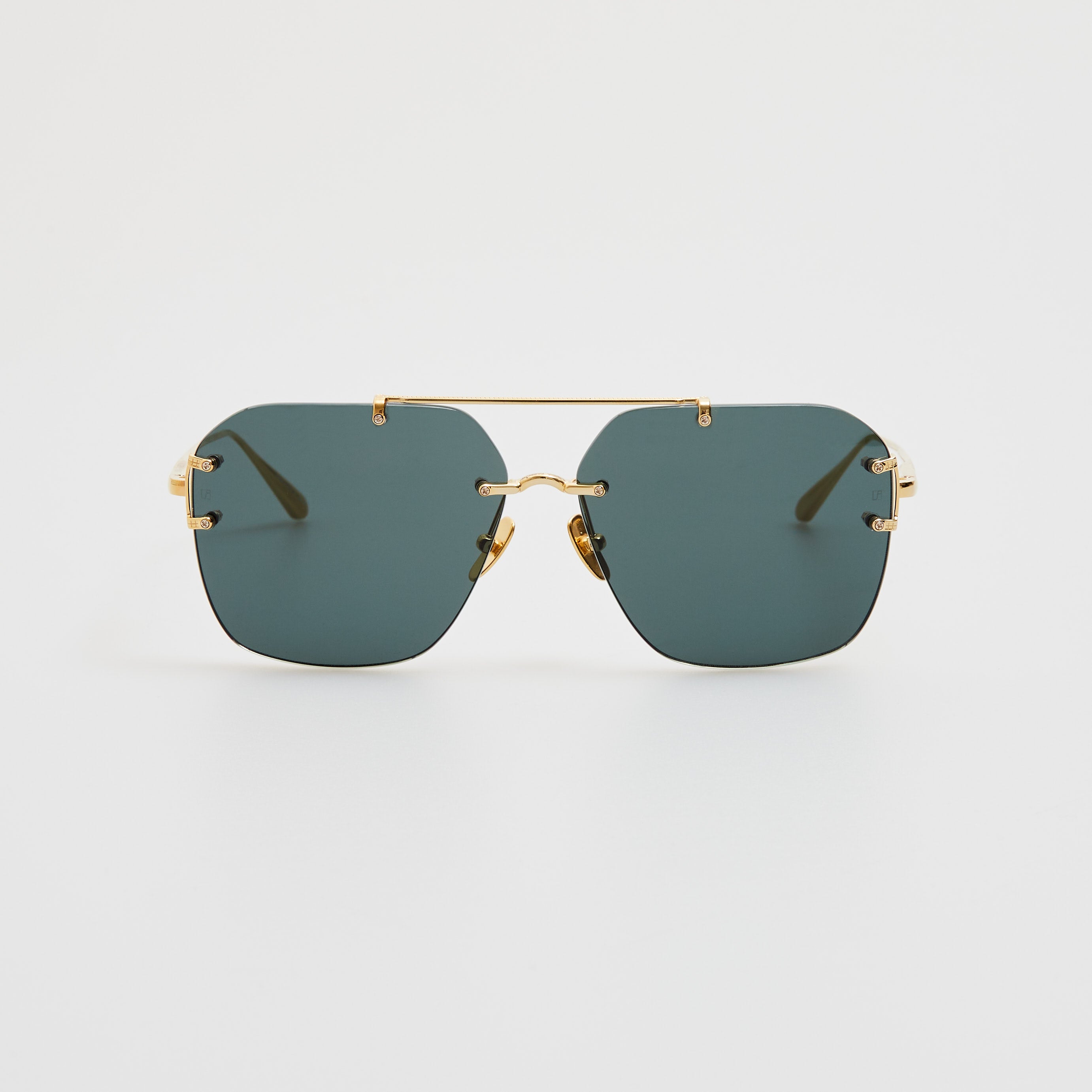 Reyner Sunglasses in 22K Yellow Gold