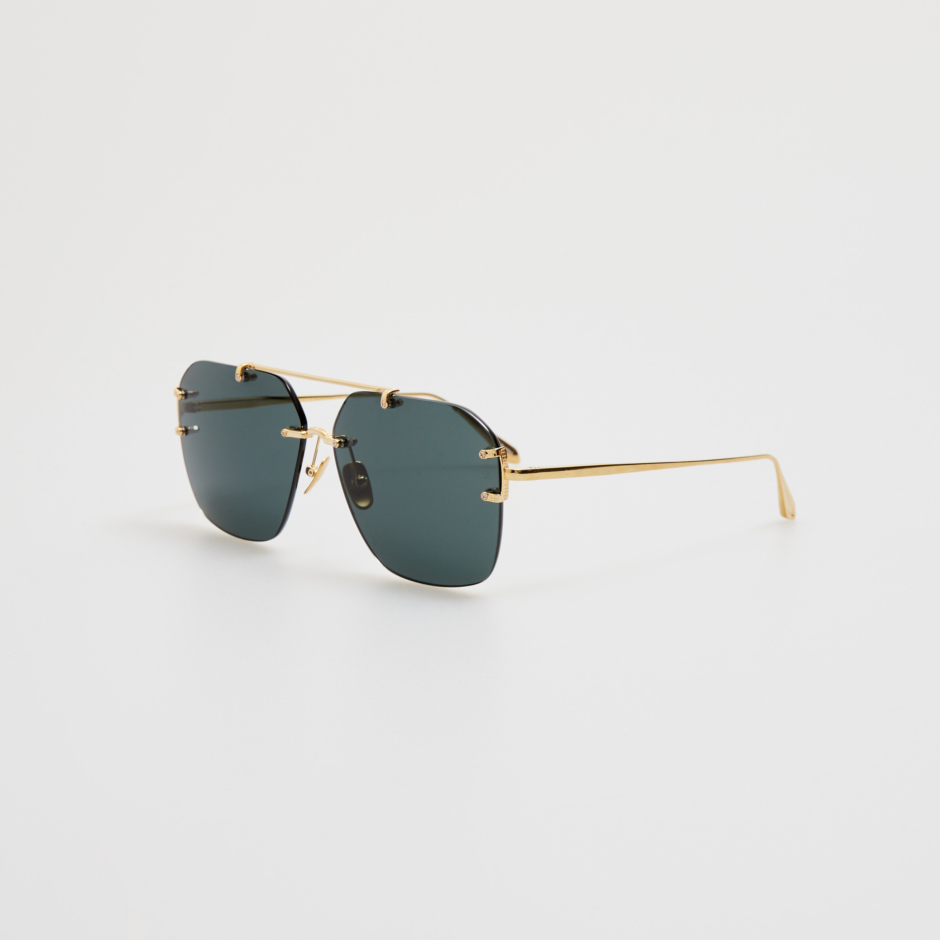Reyner Sunglasses in 22K Yellow Gold