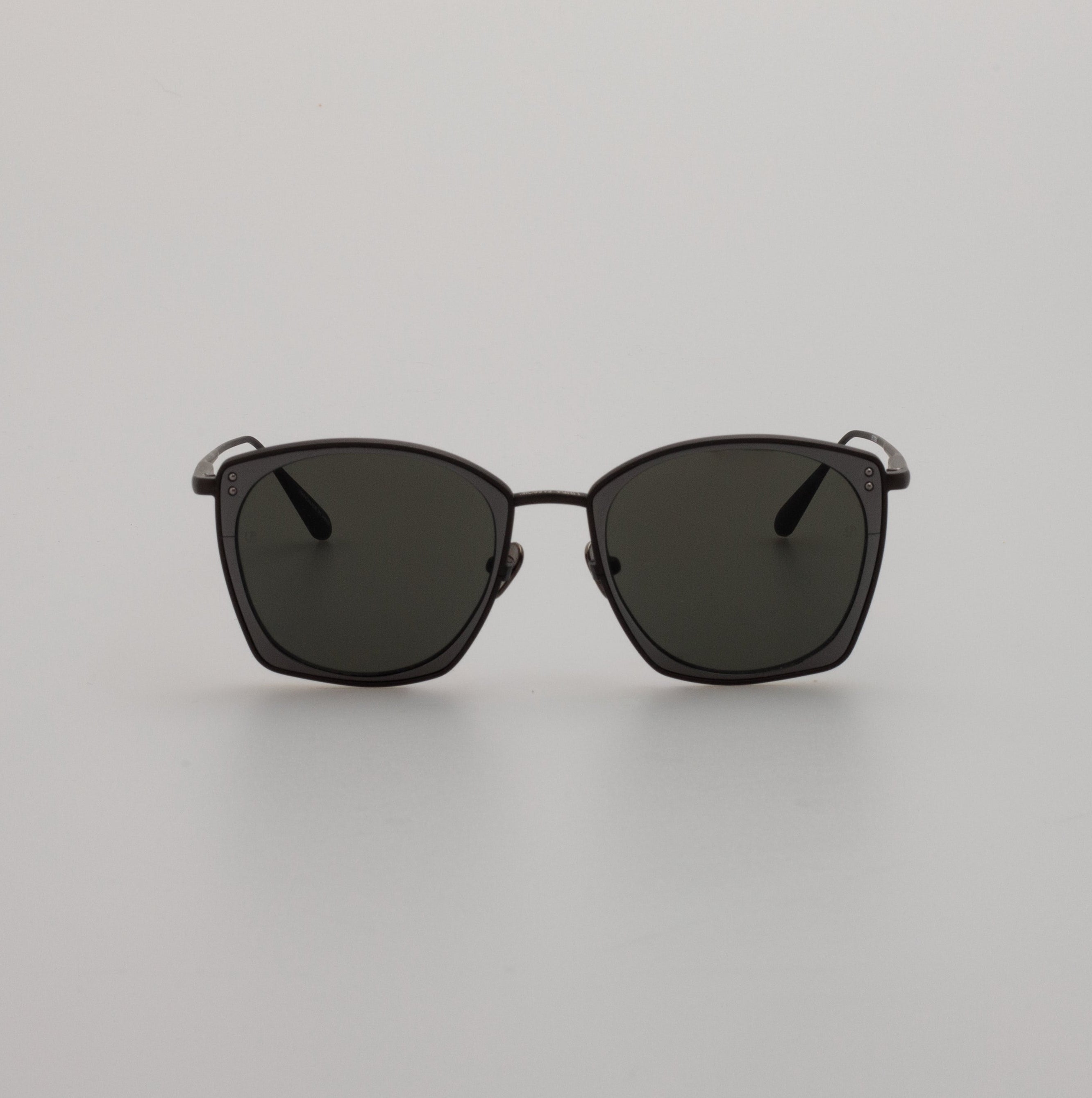 Milo Square Sunglasses in Matt Nickel