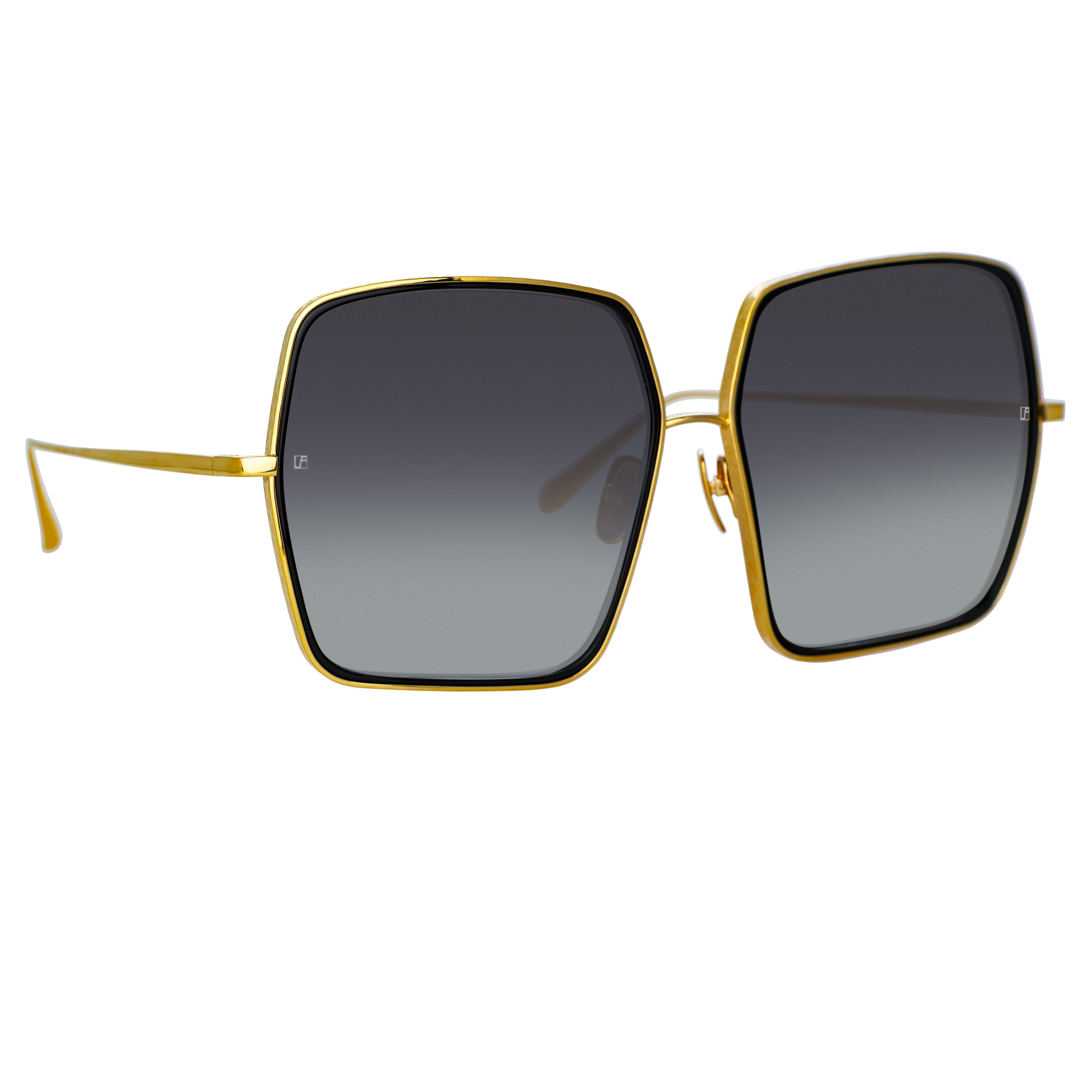 Camaro Sunglasses in 22K Yellow Gold