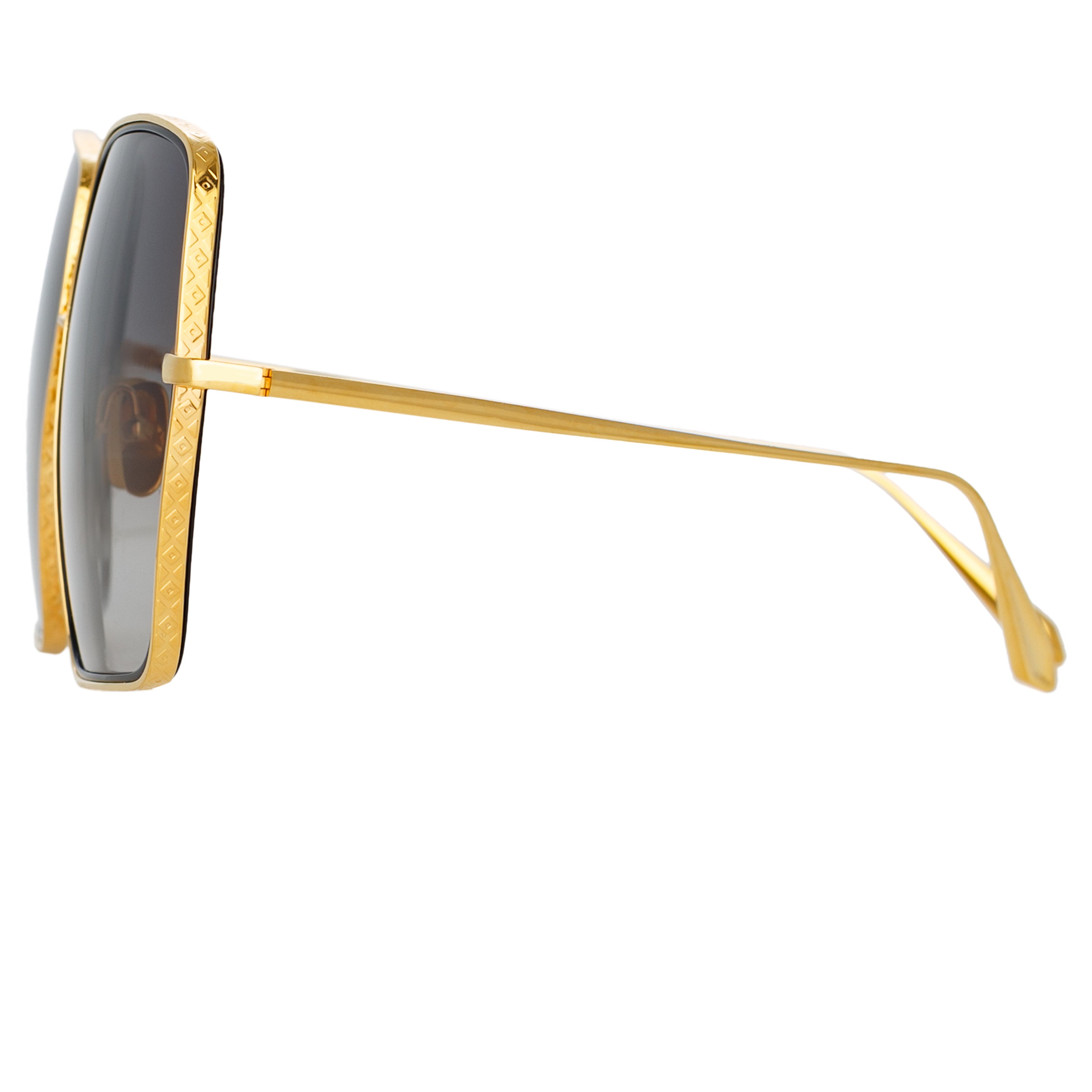 Camaro Sunglasses in 22K Yellow Gold