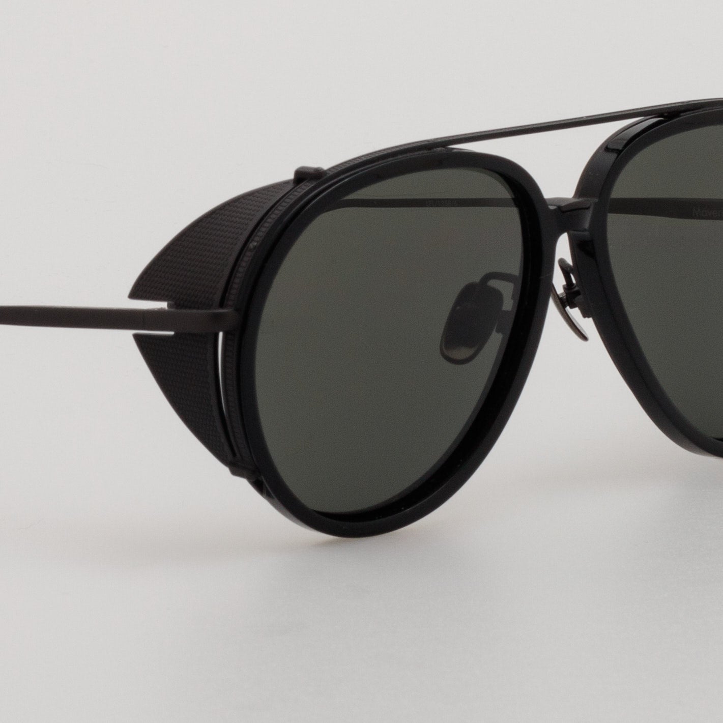 Maverick Sunglasses in Black Matt Nickel