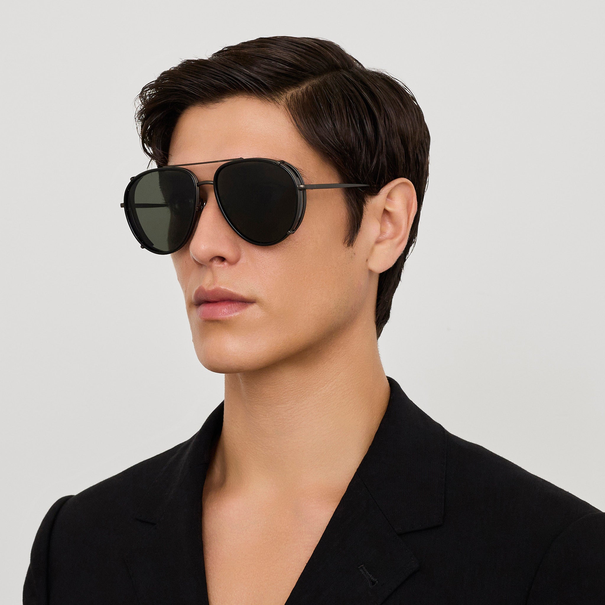 Dimitri Sungllsses in Black Matt Nickel