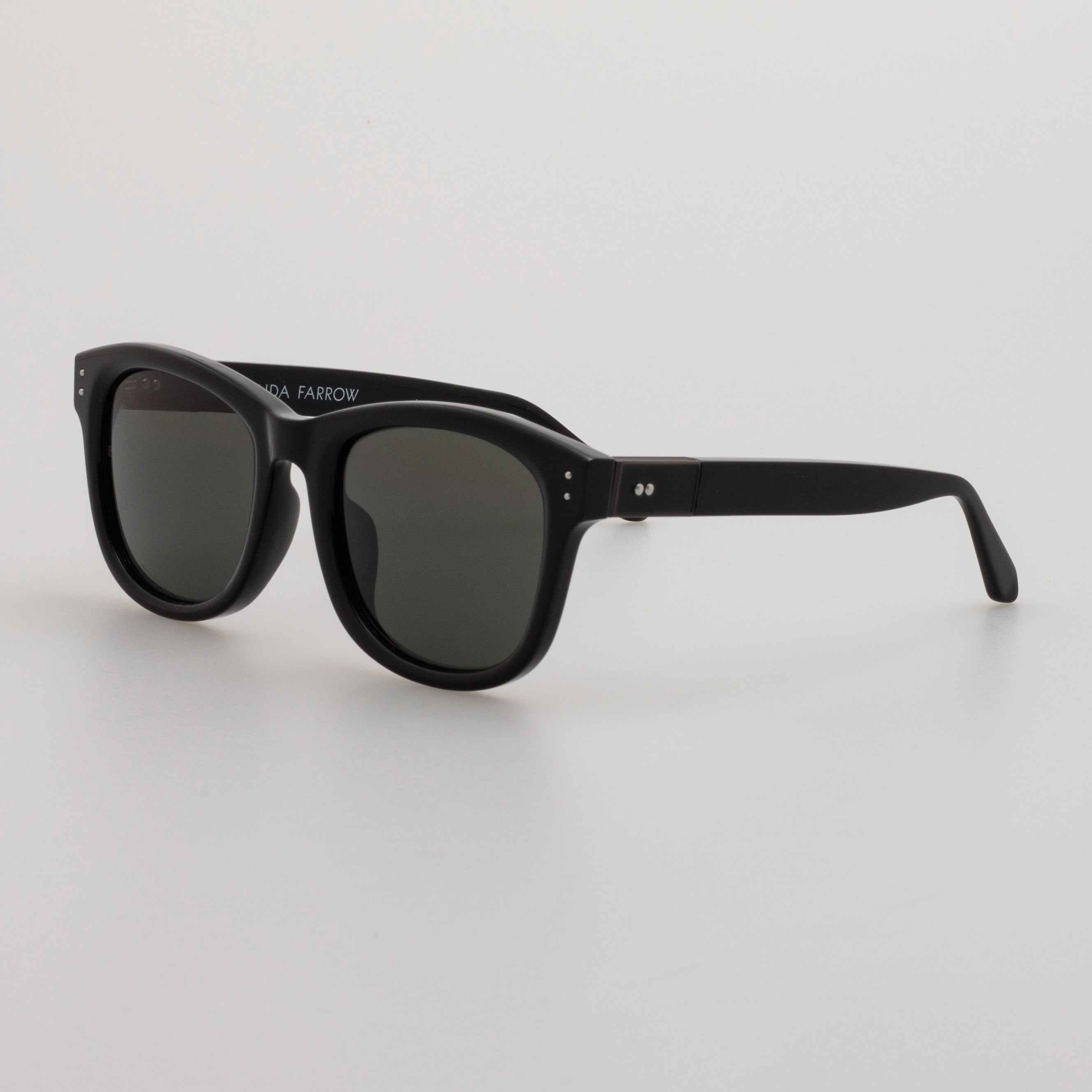 Edson Sunglasses in Black and Nickel