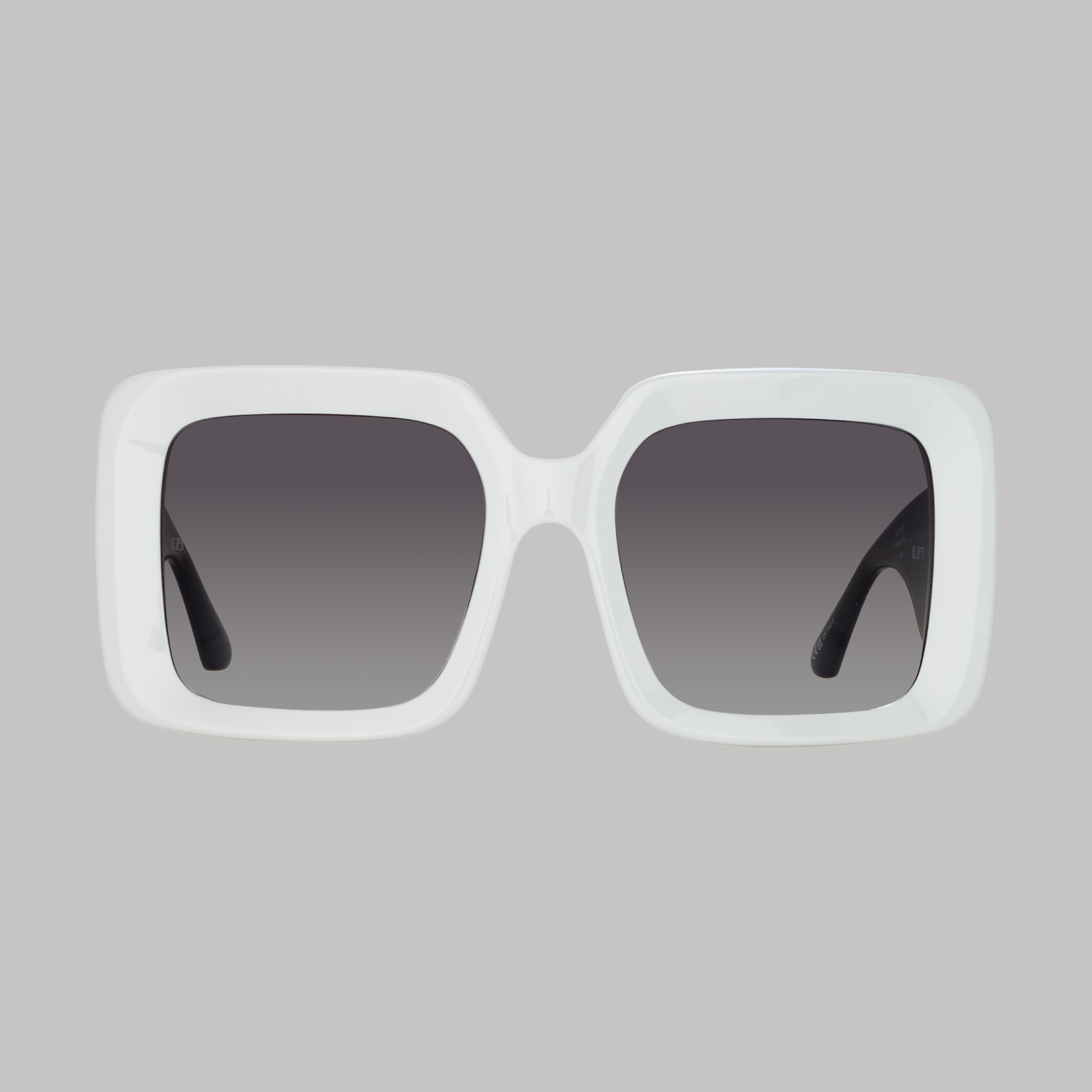 Shelly Oversize Sunglasses in White
