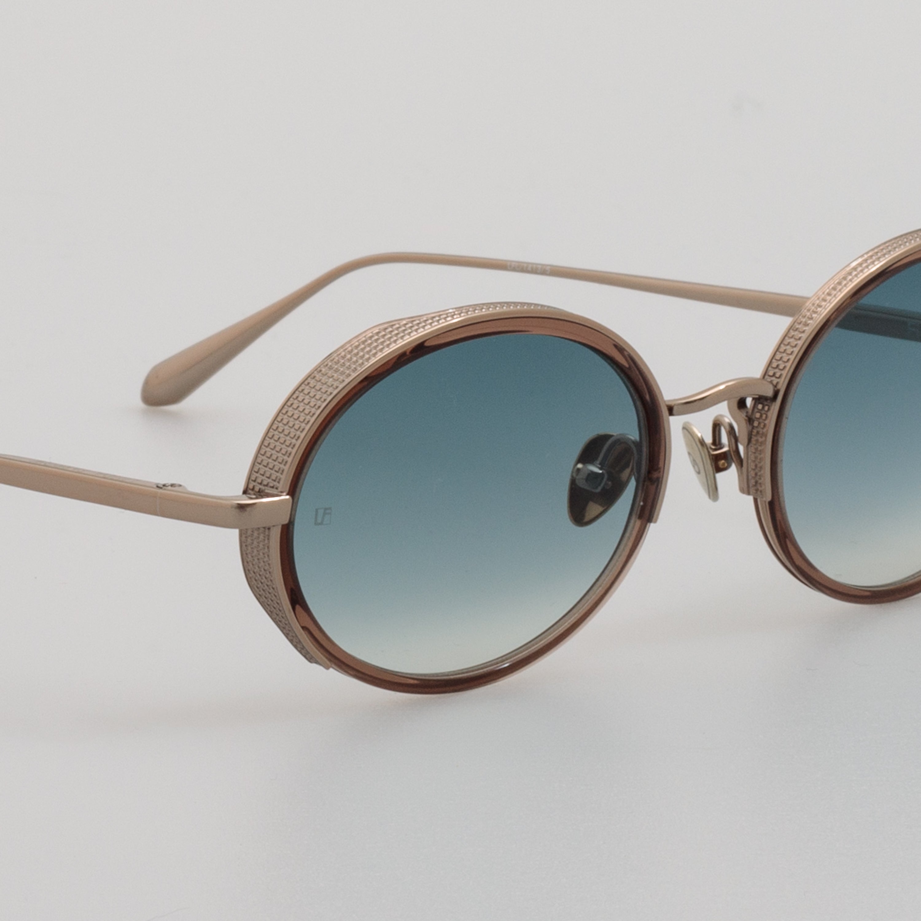Finn Sunglasses in 22K Light Gold