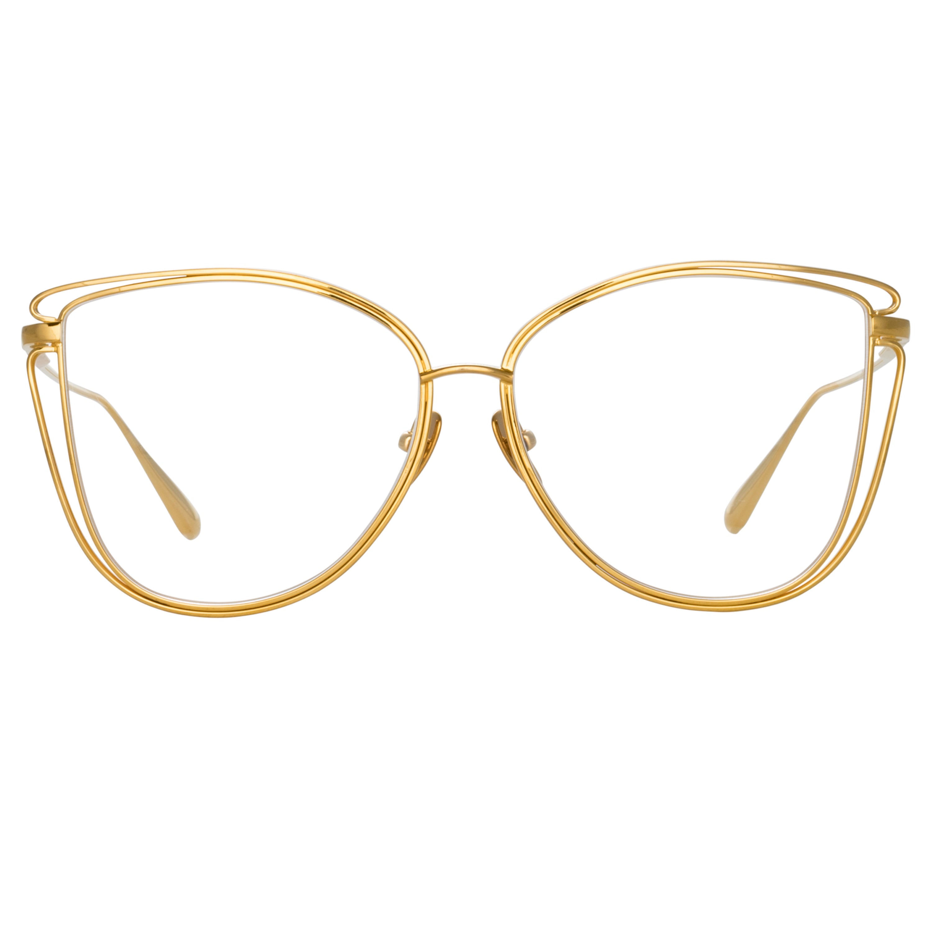 Dinah Optical Frame in 22K Yellow Gold