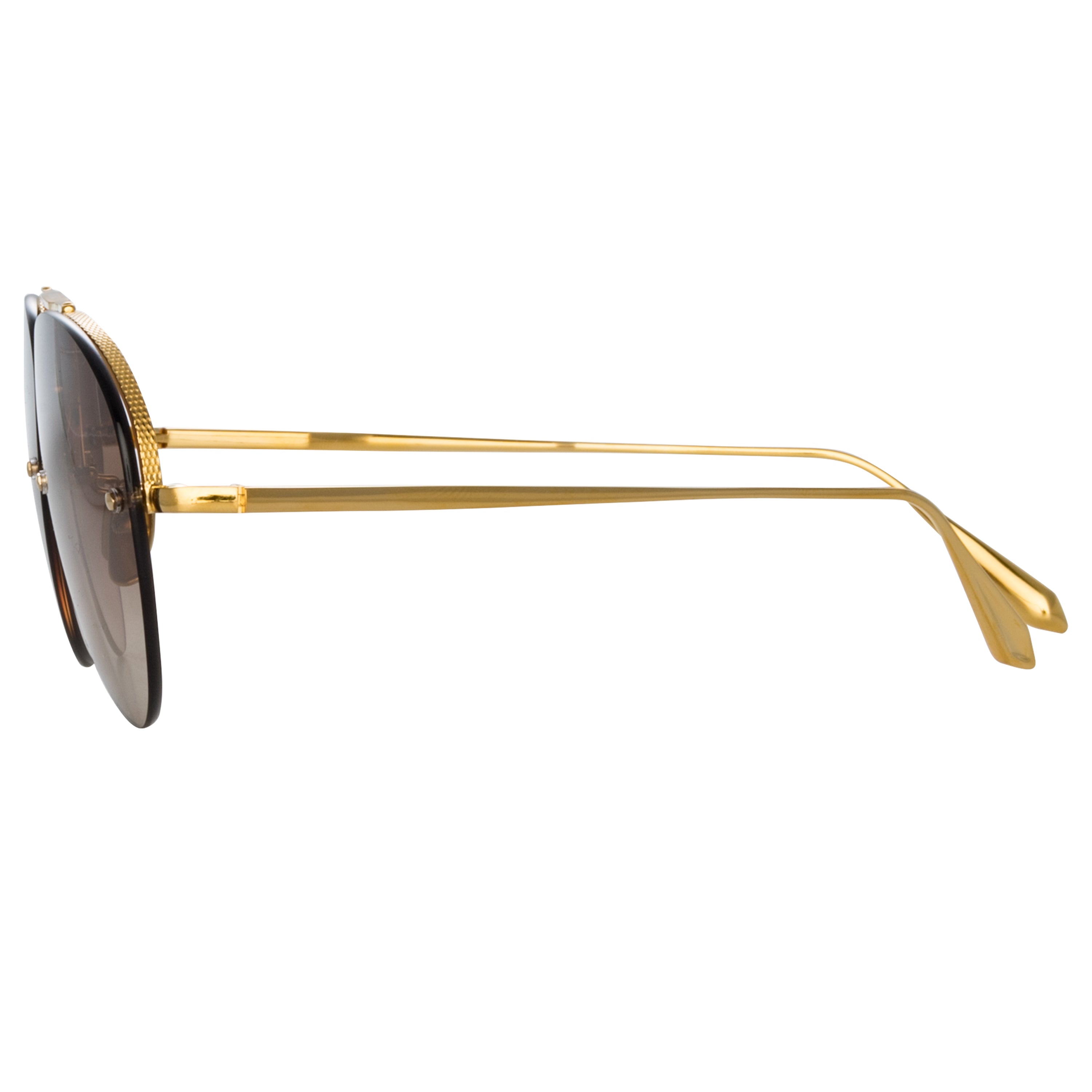 Edano Sunglasses in 22K Yellow Gold