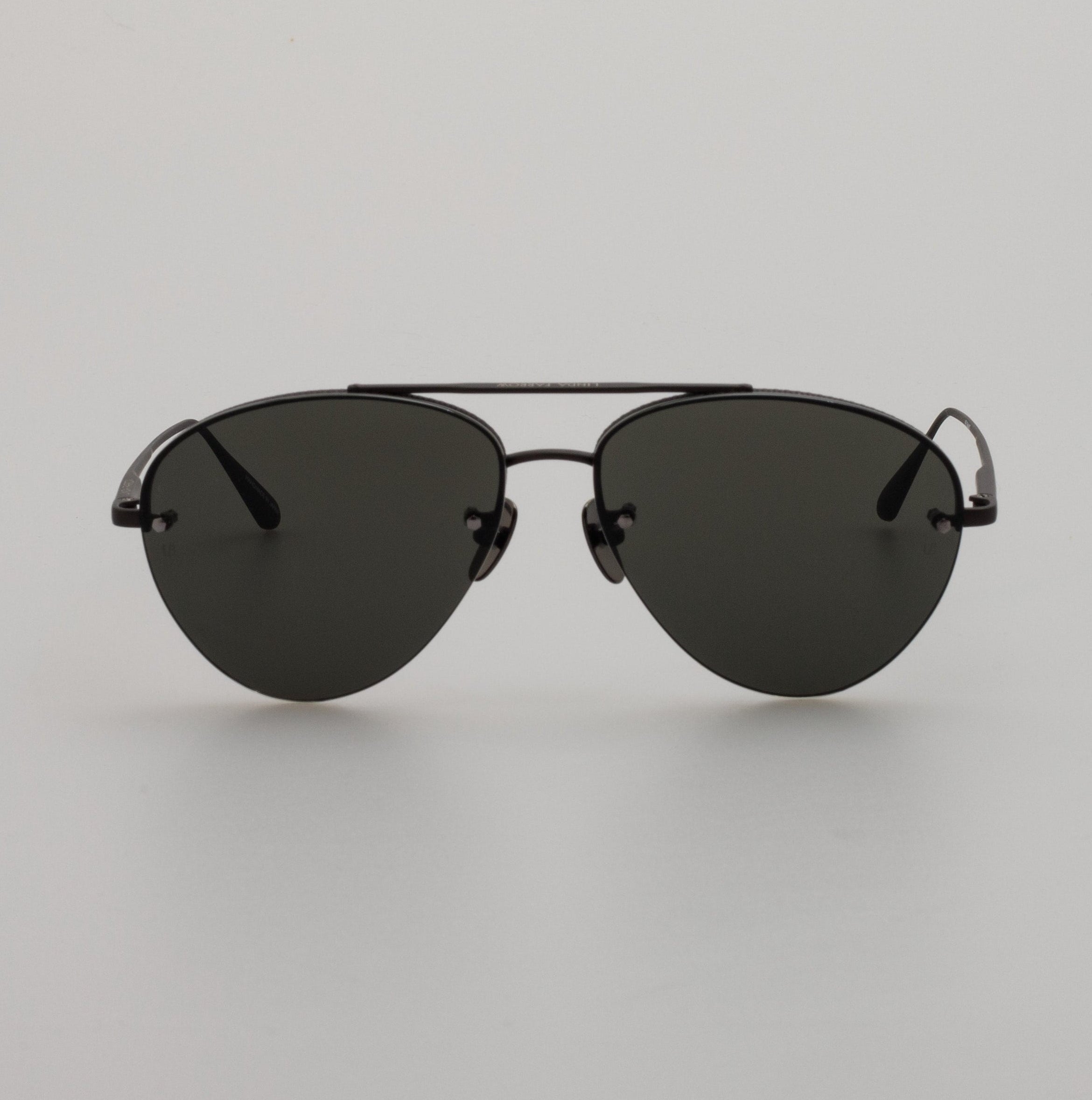 Edano Sunglasses in Matt Black Nickel