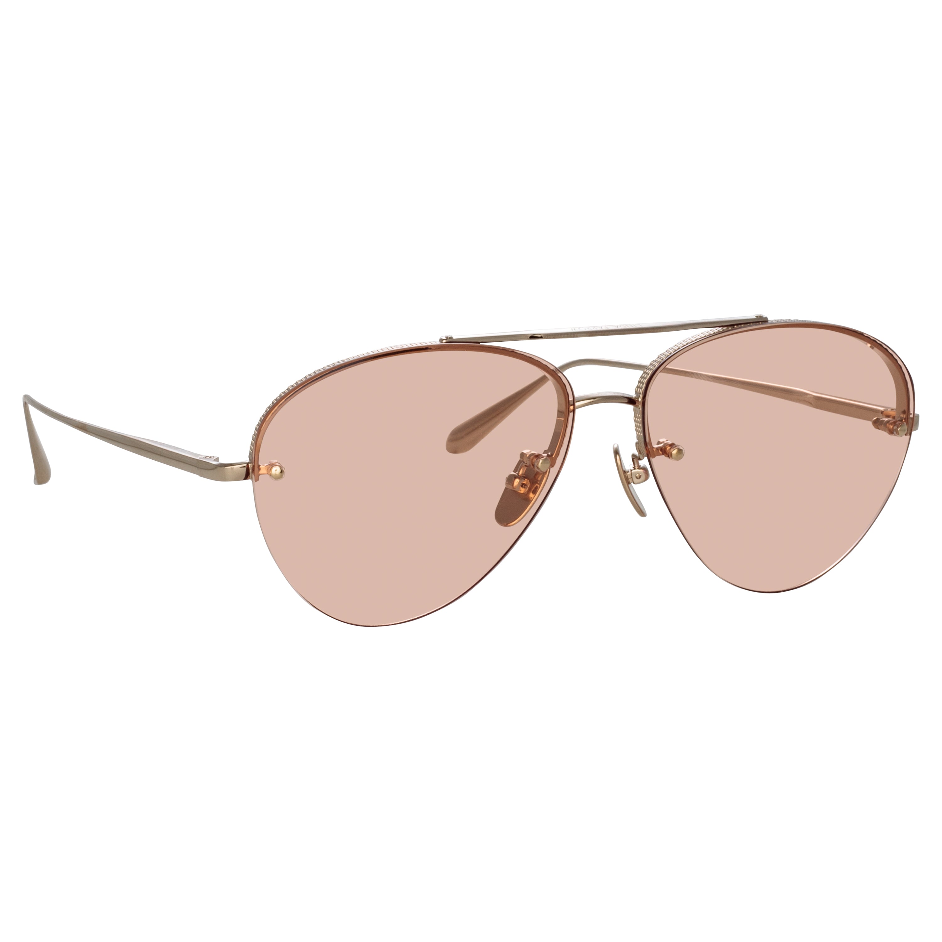 Edano Sunglasses in 22K Light Gold